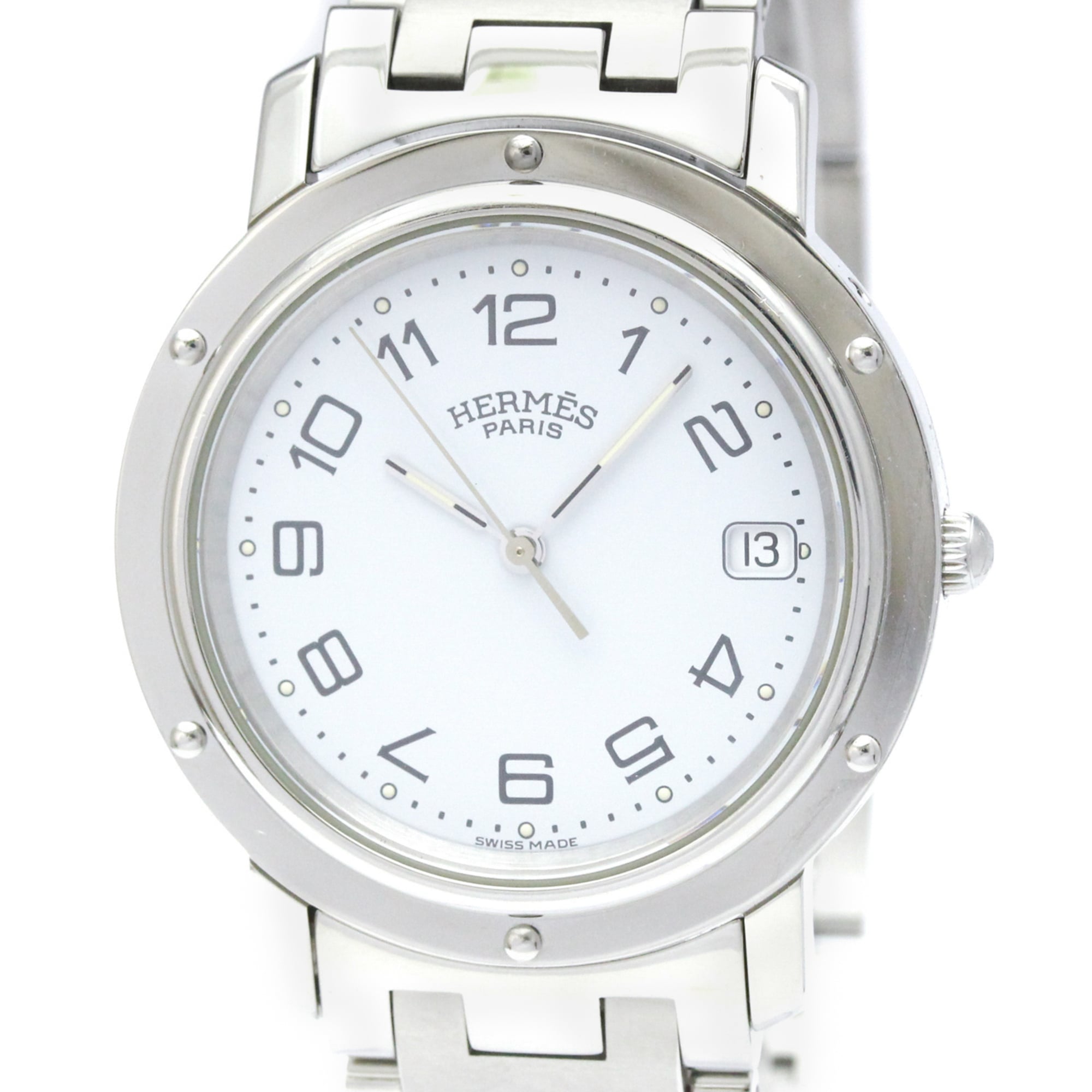 Montre Hermes Clipper CL6.710 Blanc avec cadran de 36 mm
