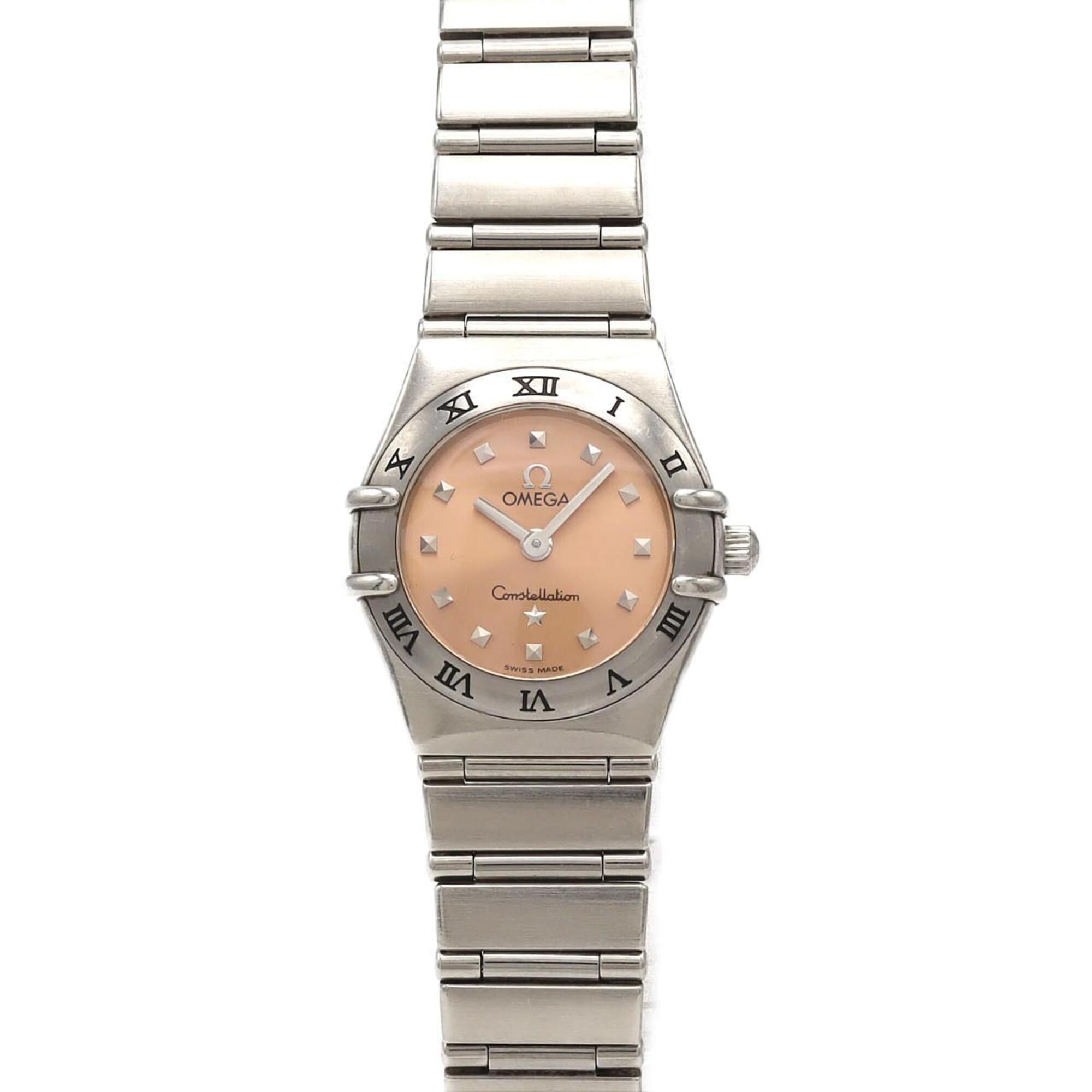 Omega Constellation Mini My Choice 1561.61 Pink Dial 22mm Watch