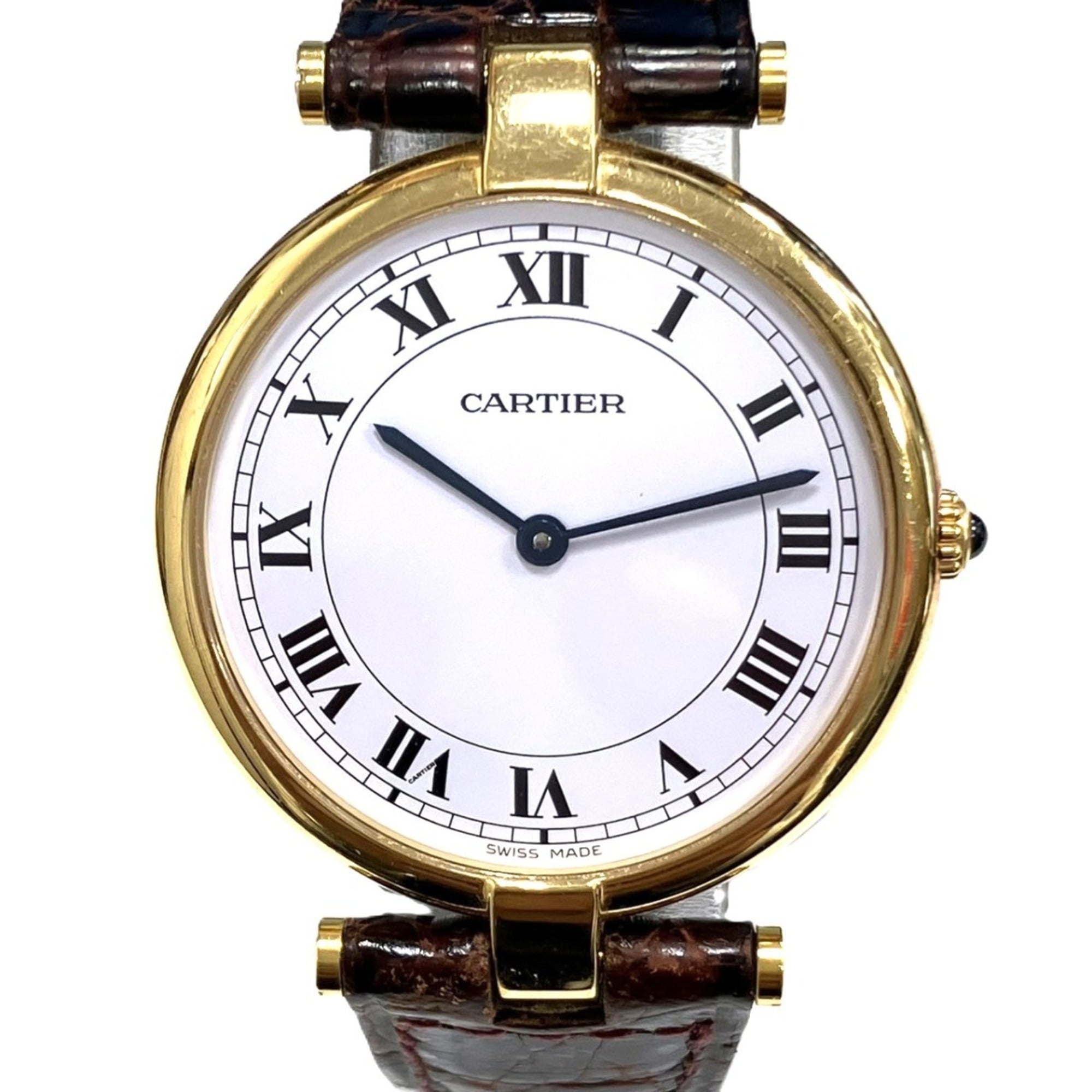 Cartier Vendome Louis LM 81001 White Dial 30mm Watch