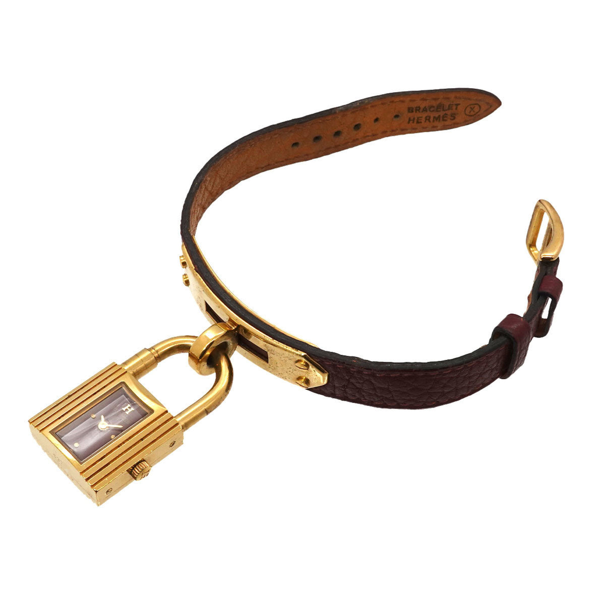 Hermes Kelly GZl1ldxz Bordeaux Dial 20mm Watch