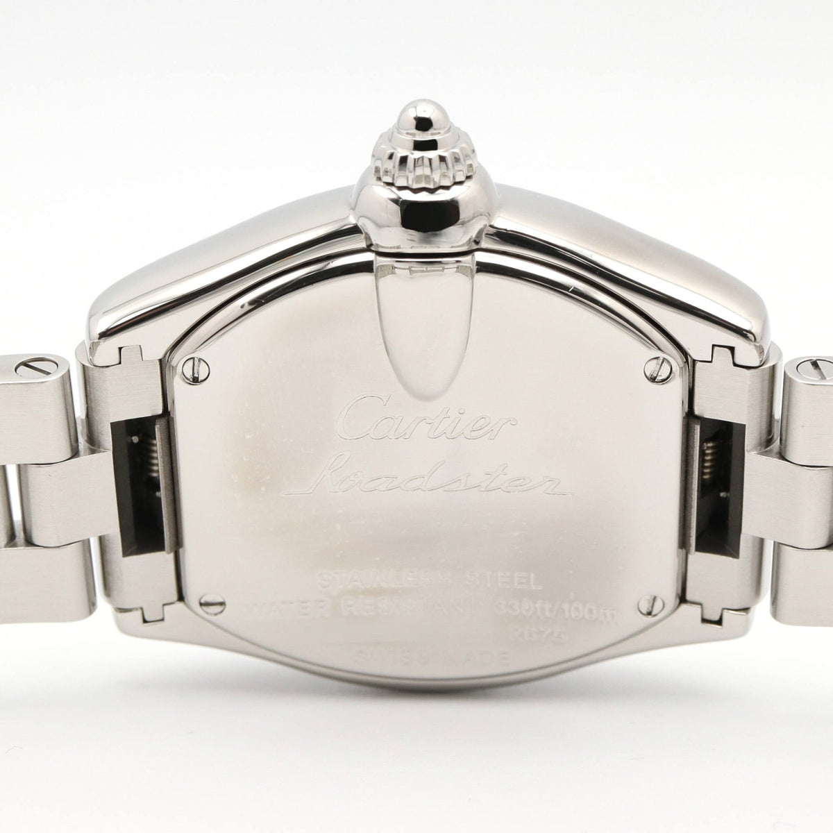 Cartier Roadster SM W62016V3 Silver Dial 31mm Watch
