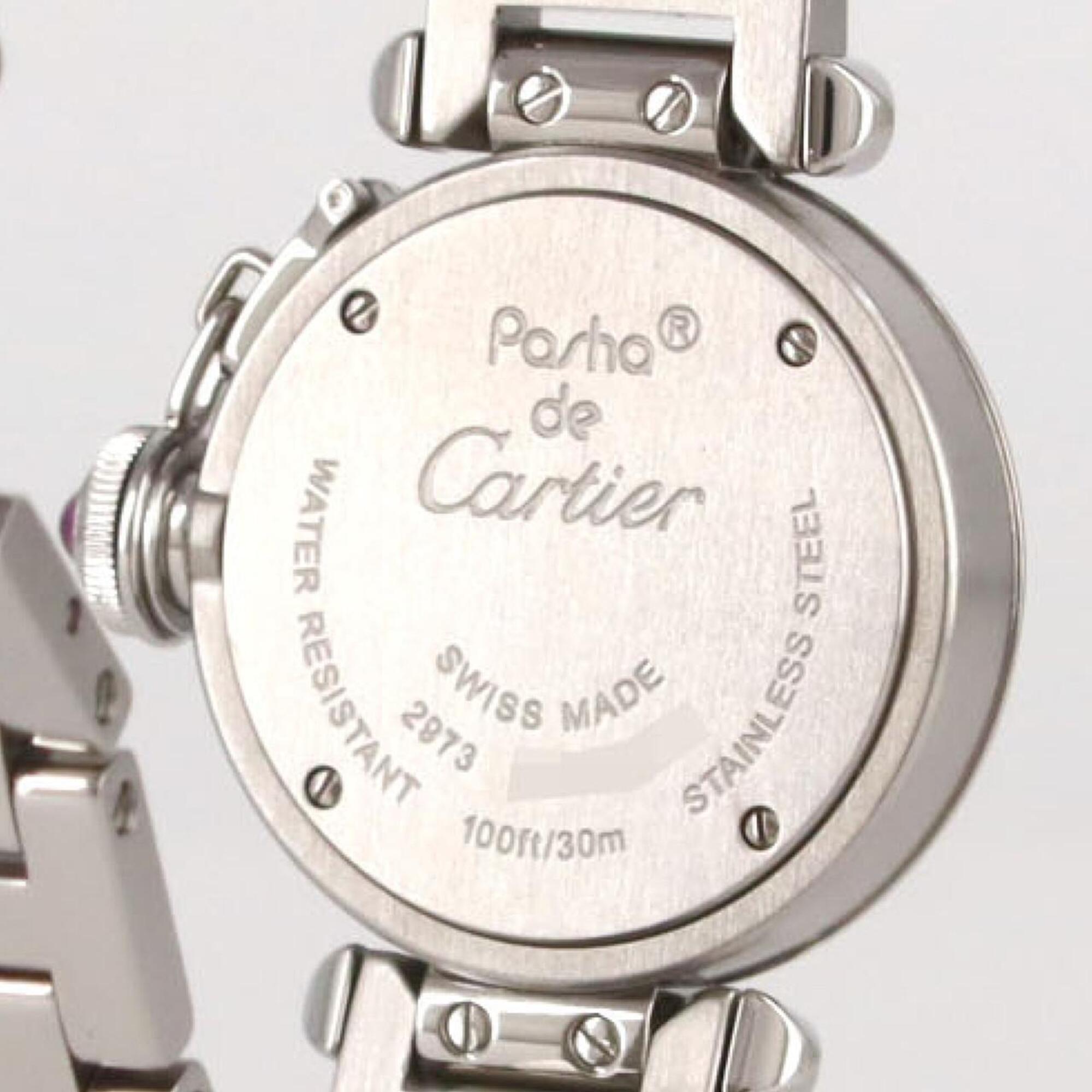 Cartier Miss Pasha W3140023 Purple Dial 27mm Watch