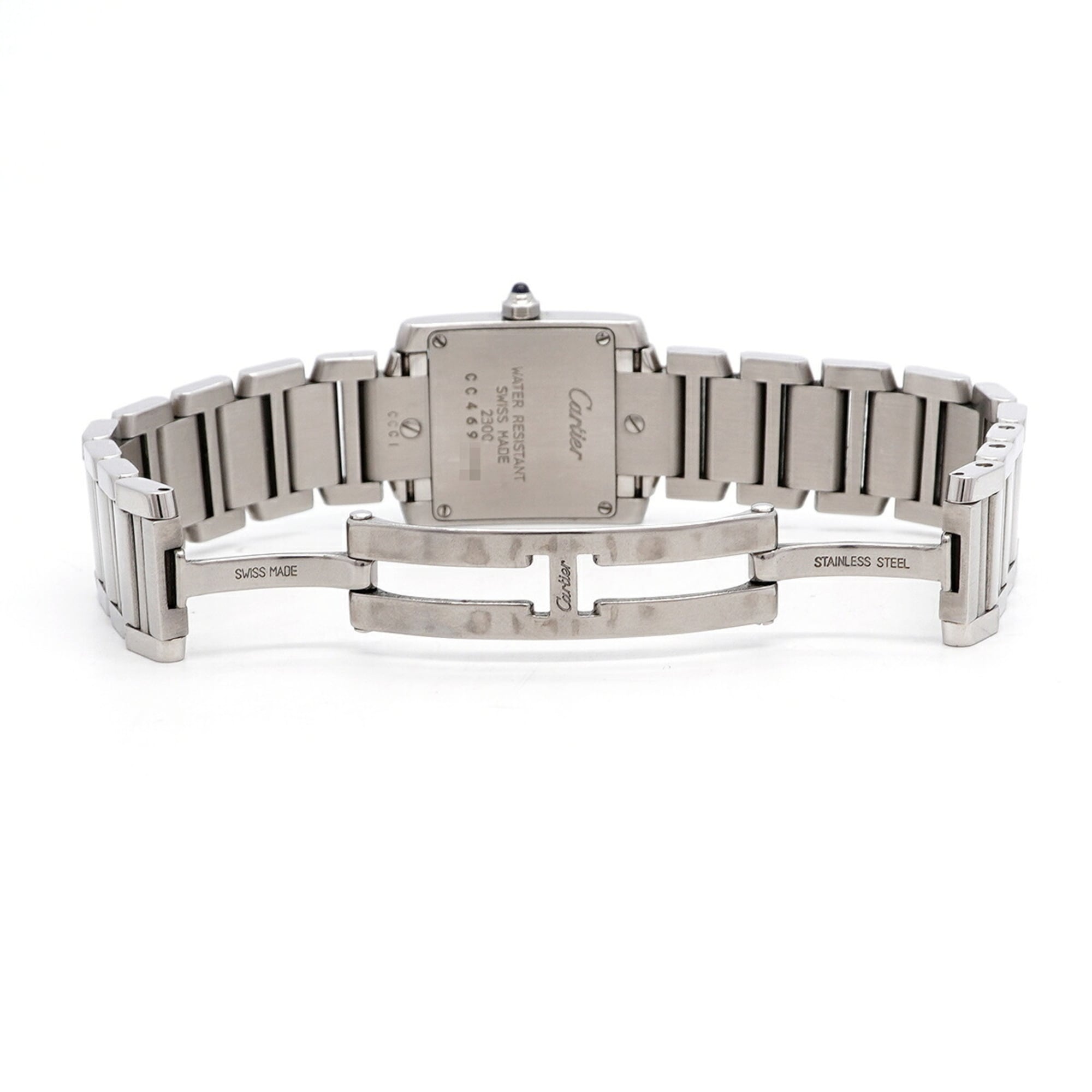 Cartier Tank Française SM W51008Q3 Ivory Dial 20mm Watch