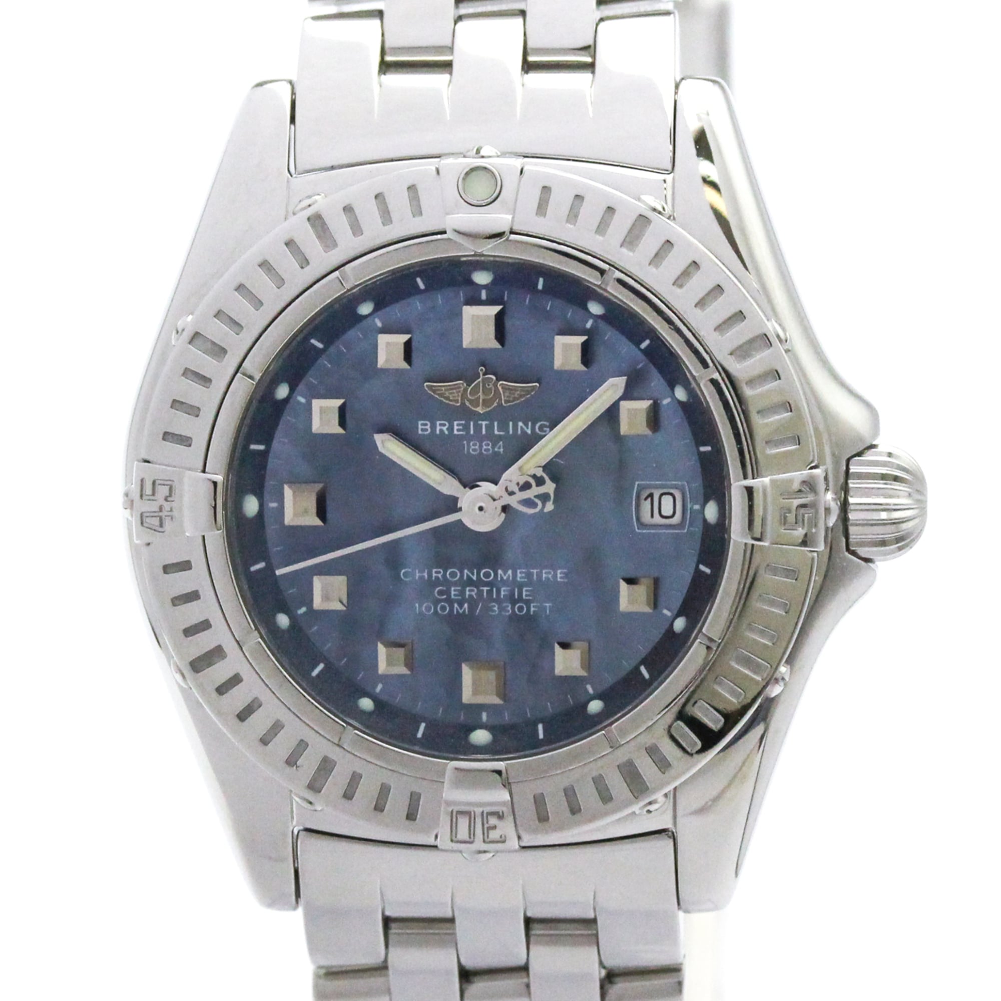 Breitling Callistino A72345 Blue Dial 29mm Watch