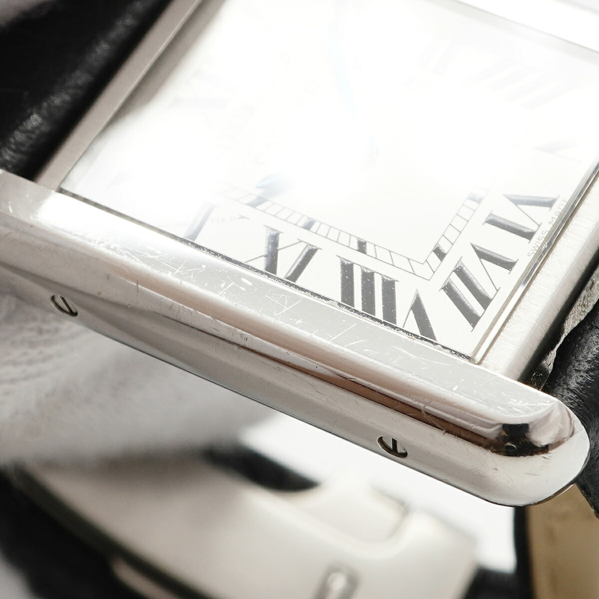Cartier Tank Solo SM WSTA0030 Silver Dial Wo