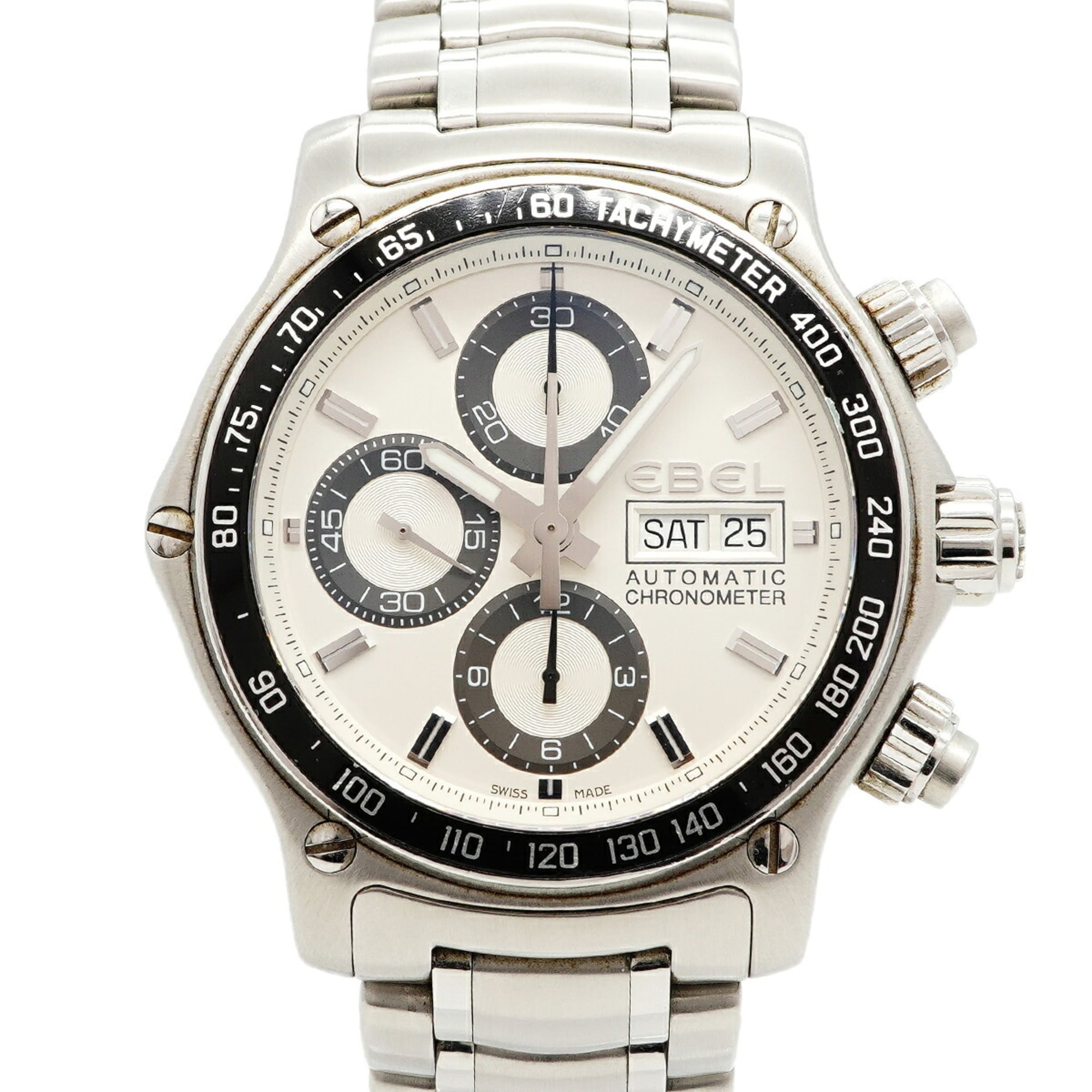 Ebel 1911 Discovery 9750L62 Silver Dial 43mm Watch
