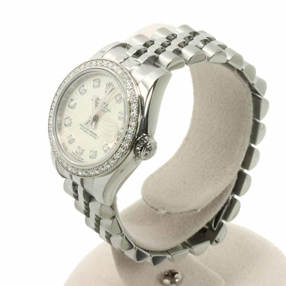 Montre Rolex Datejust 179384G, cadran argenté, 26 mm