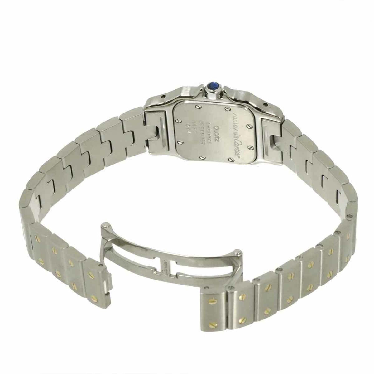 Cartier Santos Galbee SM W20012C4 Ivory Dial 23mm Watch