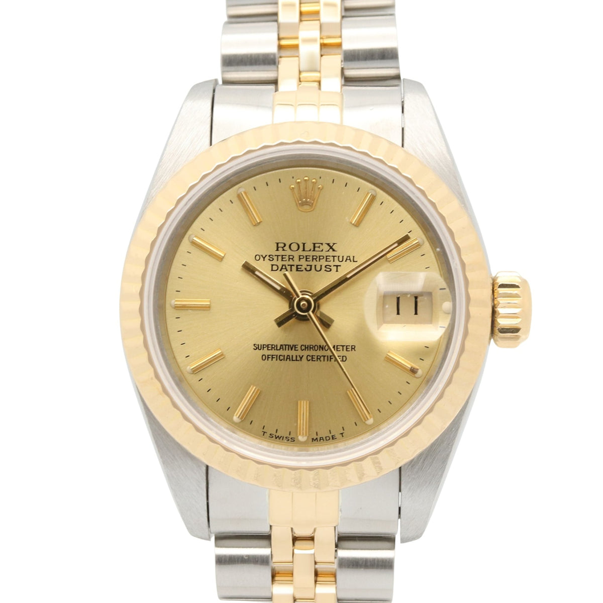 Rolex Datejust 69173 Champagne, Gold Dial 26mm Watch