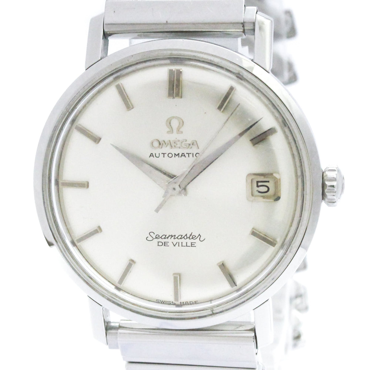 Omega Seamaster 136.020 Silver Dial 34mm Watch