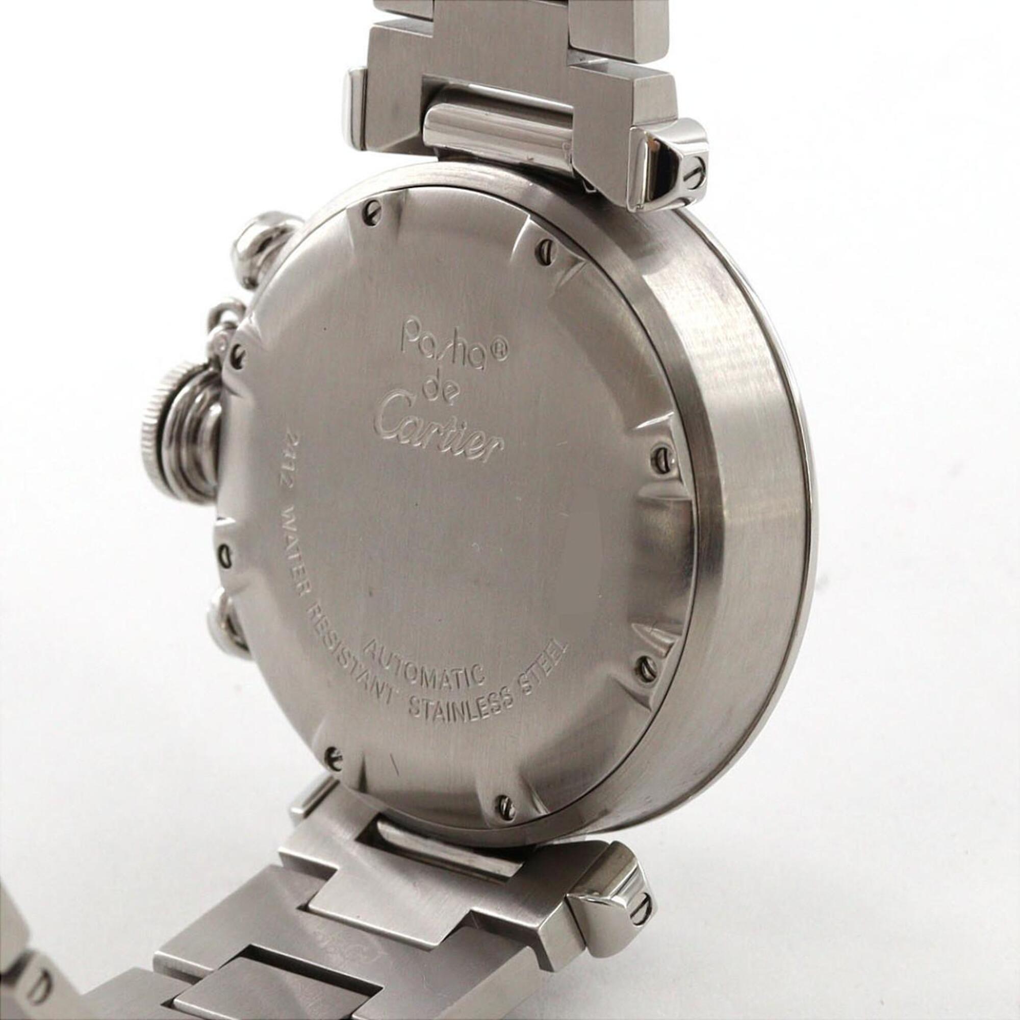 Cartier Pasha C Chronograph W31048M7 Stainless Steel Automatic