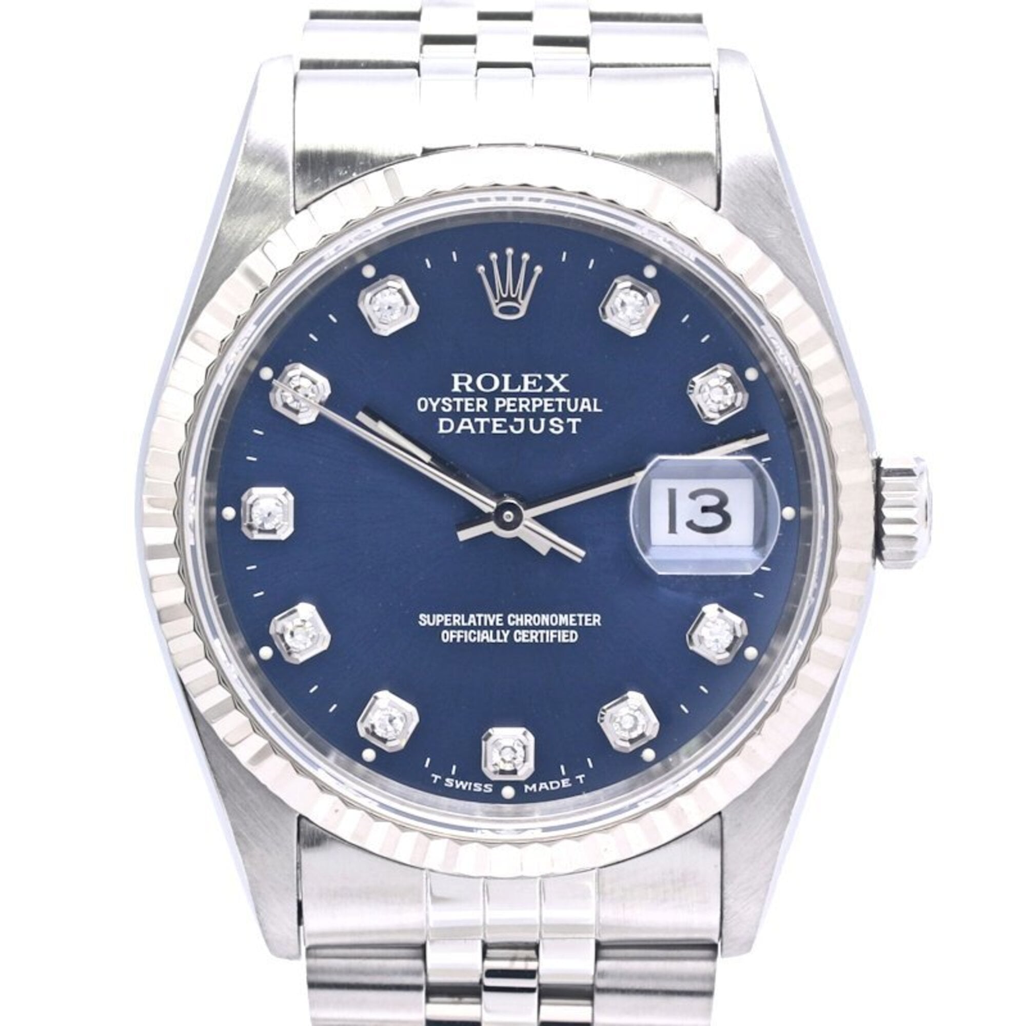 Rolex Datejust 36 Blue Diamond 1995