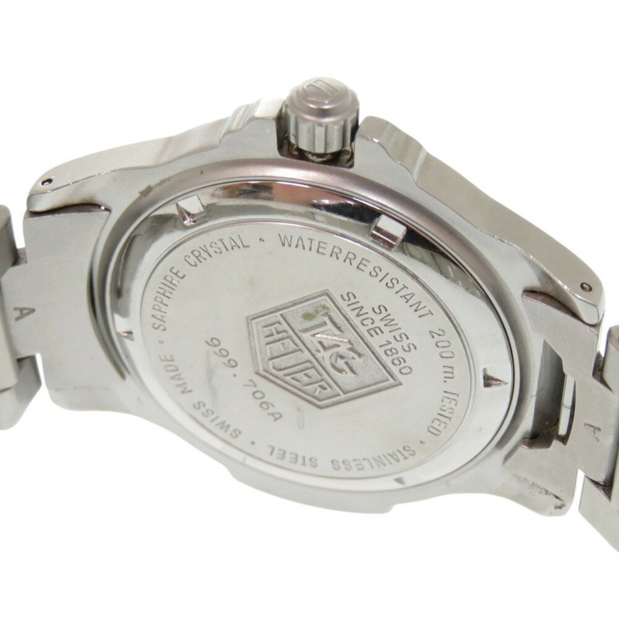TAG Heuer Professional 200 m 999.706A Edelstahl-Quarzuhr Grau 0552TAG HEUER