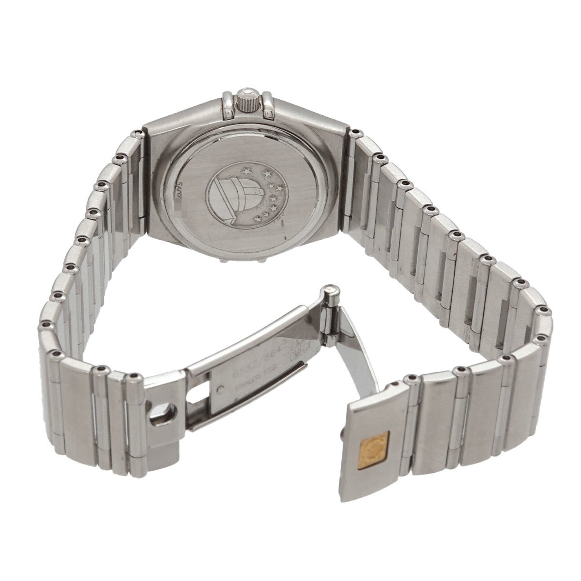 Omega Constellation 1572 30 Damenuhr, Silber, Quarzzuhr