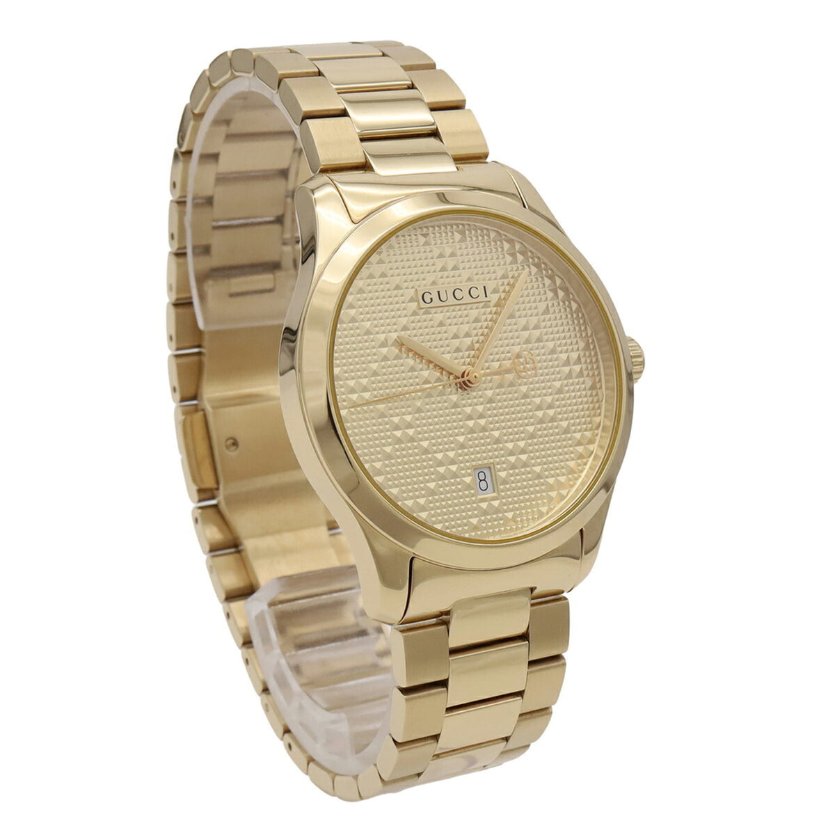 Montre Gucci G-Timeless à cadran doré, 38 mm