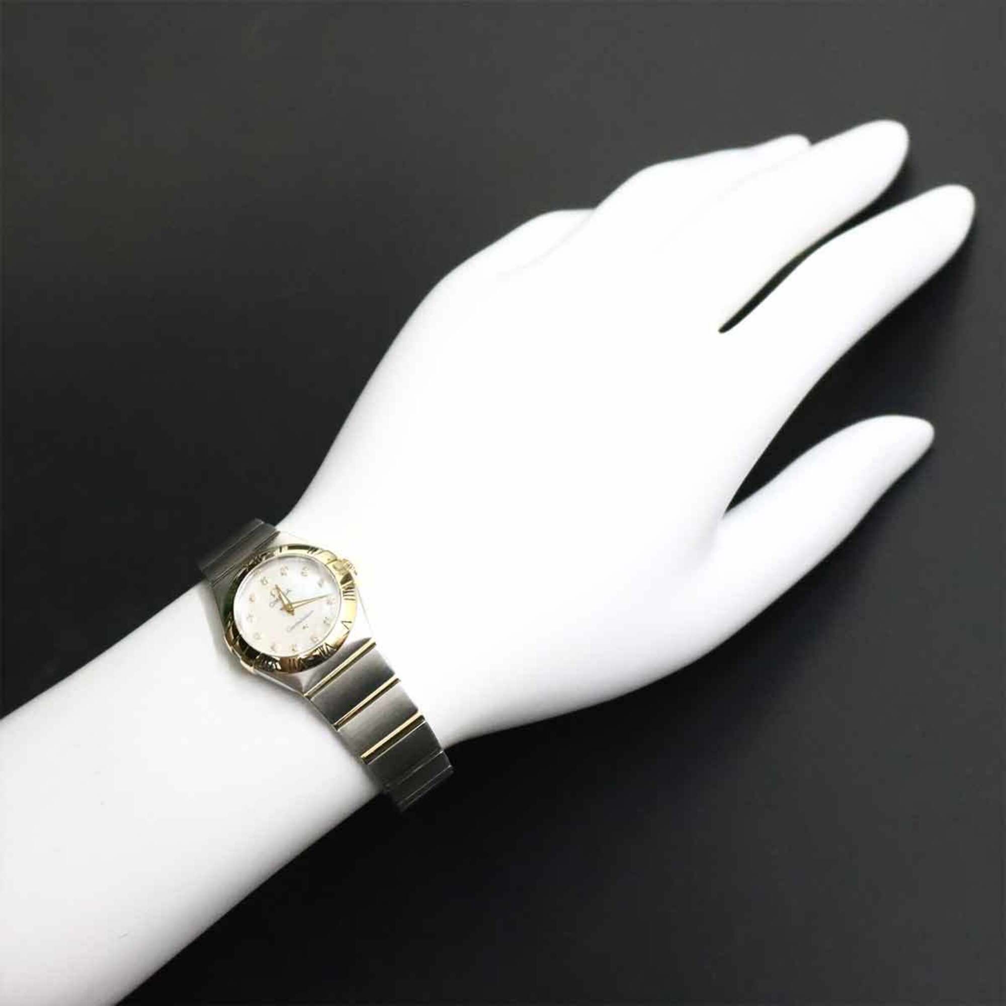 Omega Constellation 123 20 24 60 55 002 White shell Dial 24mm Watch
