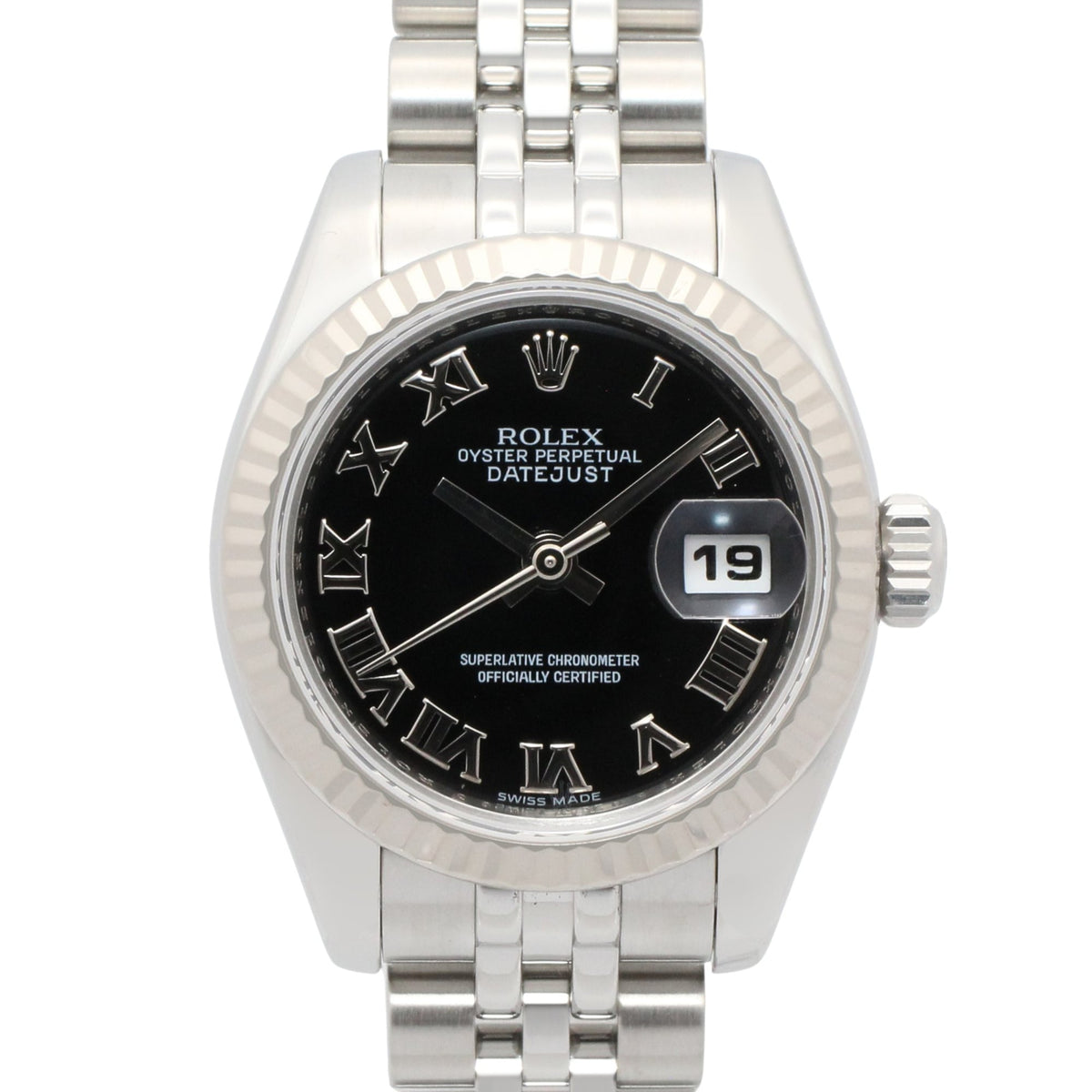 Rolex Datejust 179174 Black Dial 26mm Watch