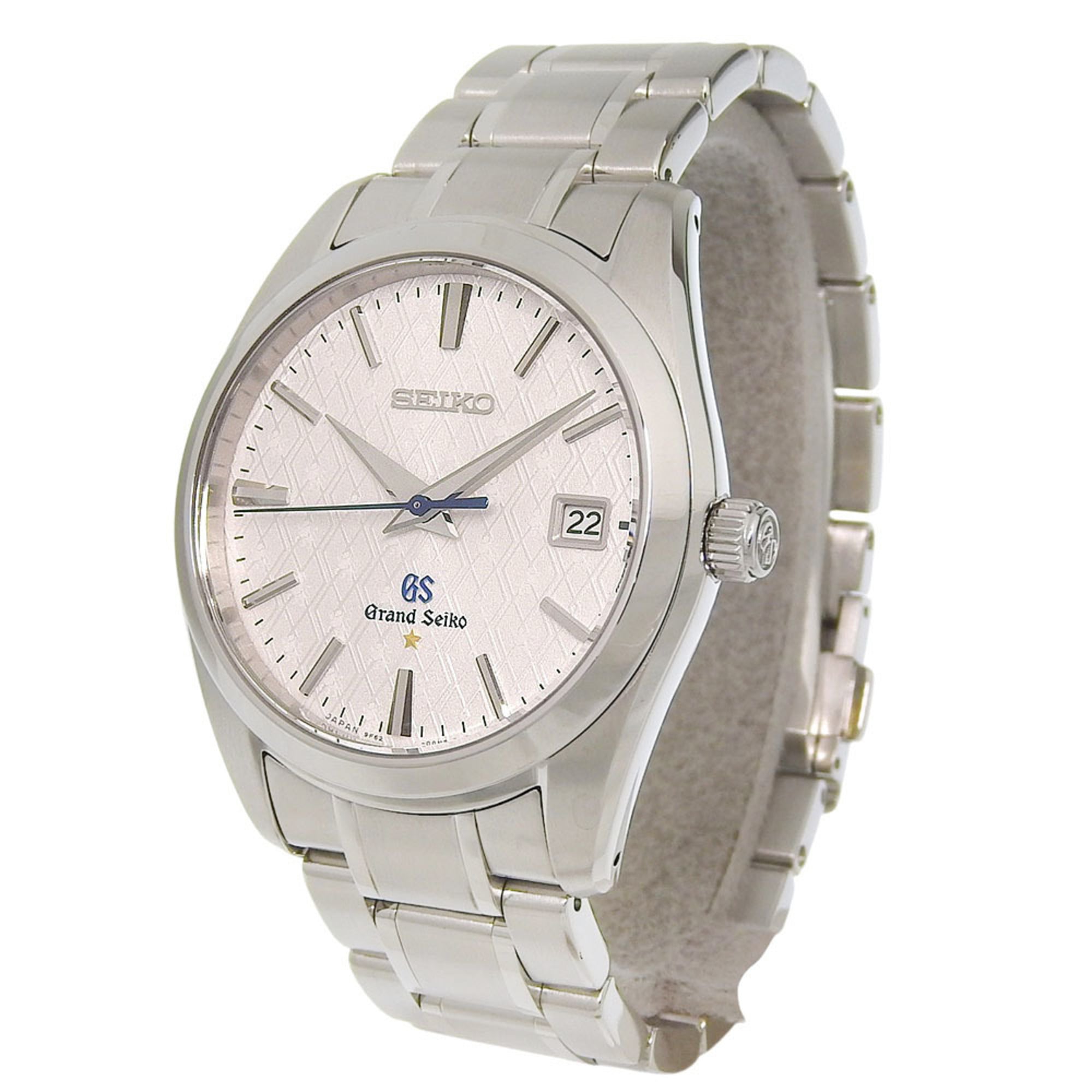 Montre Grand Seiko SEIKO GS, modèle 20e anniversaire, référence 9F62 0AK0, cadran argenté, 36 mm, référence SBGX103