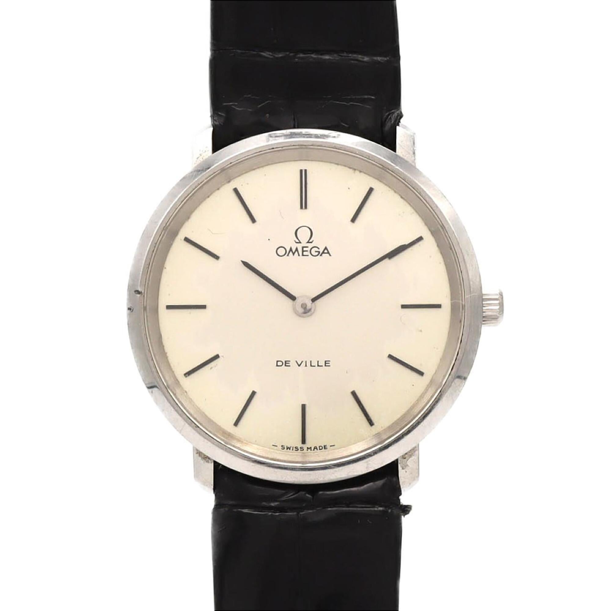 Omega De Ville GZl1j1pg Silver Dial 33mm Watch
