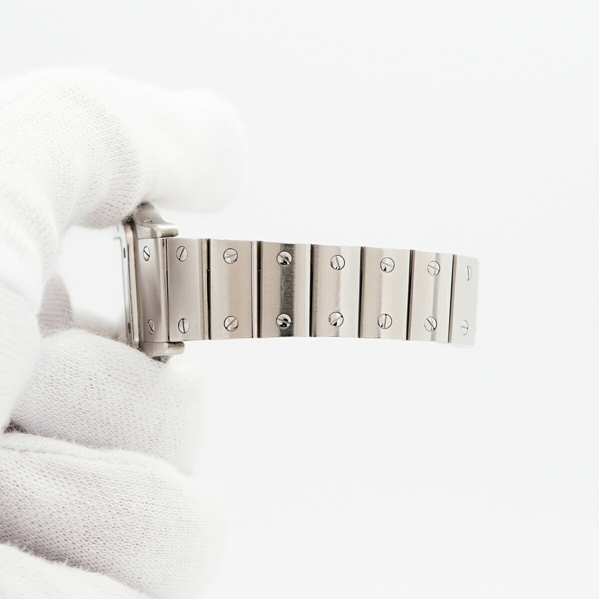 Cartier Santos W20056D6 Silver Dial 23mm Watch