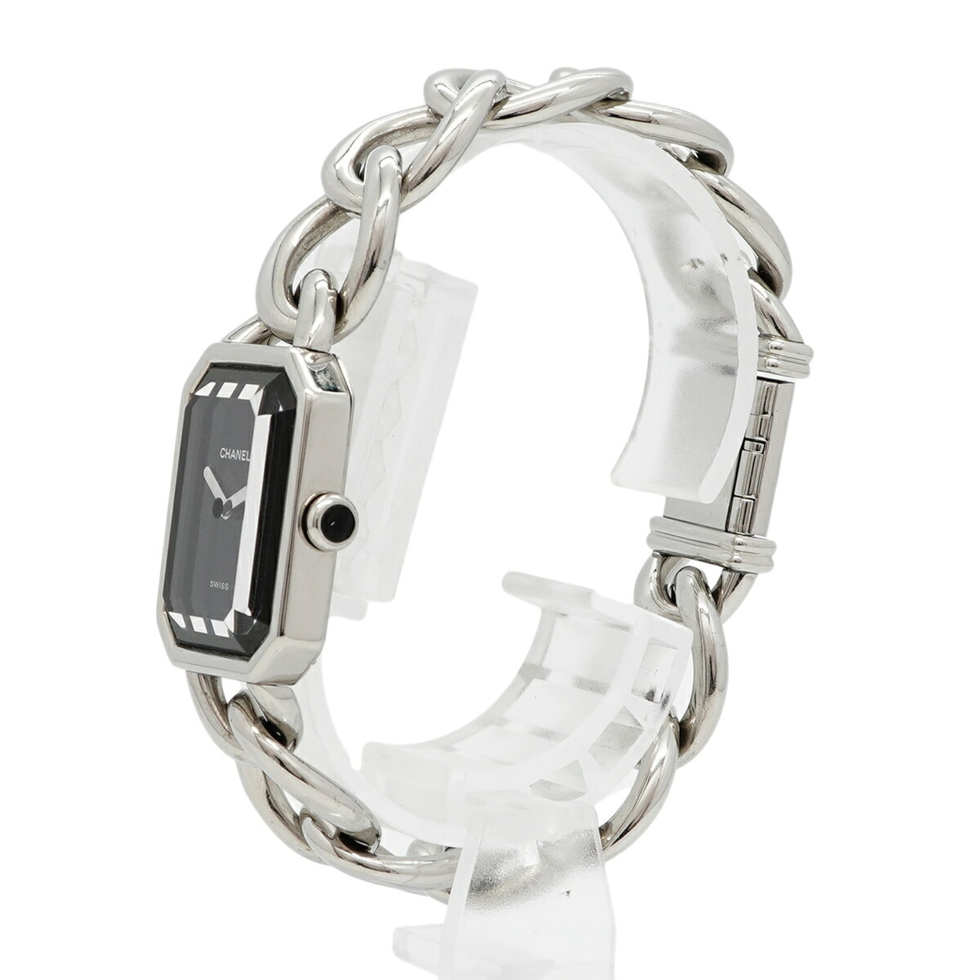 Chanel PremiÃ¨re L Chain H0452 Black Dial Wo