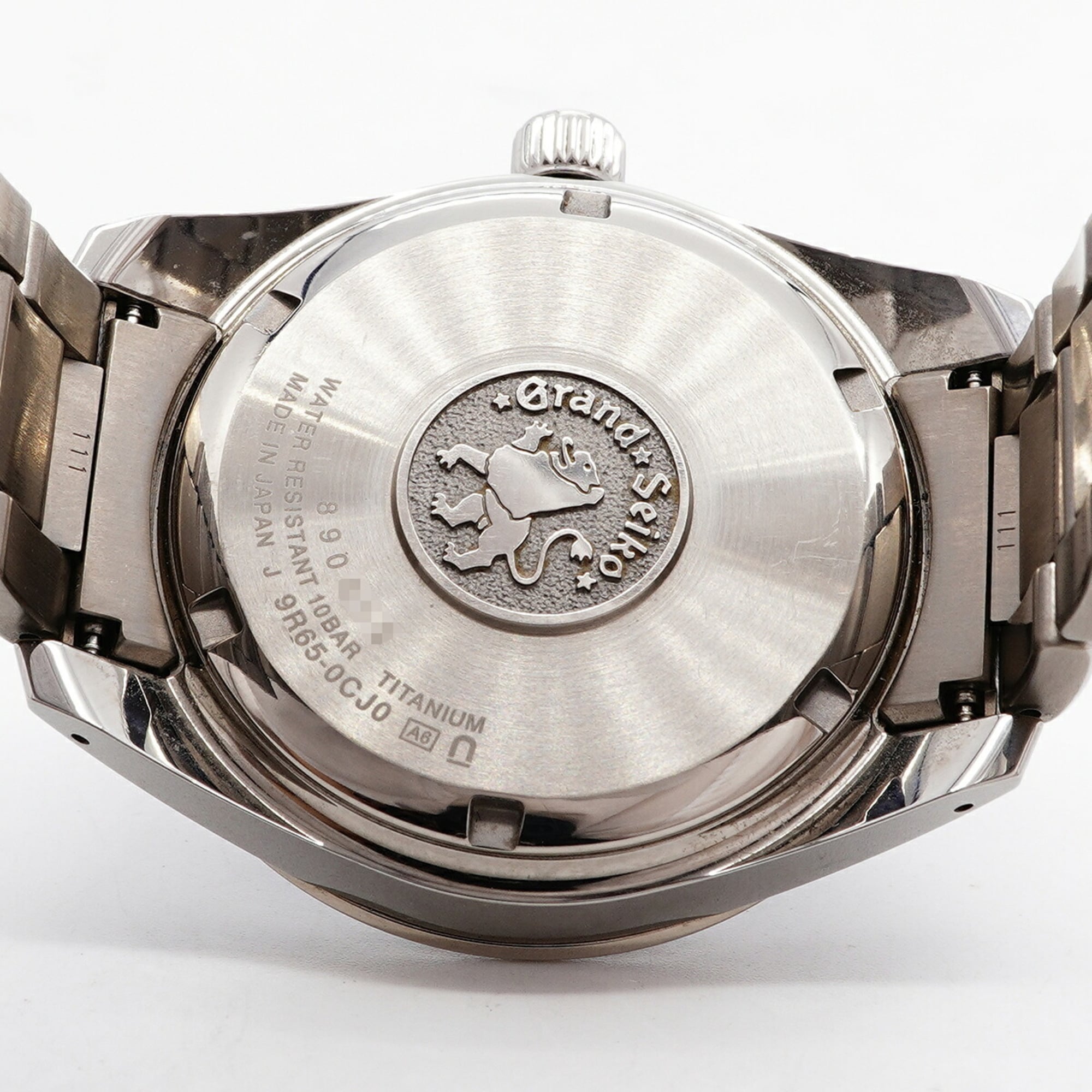 Grand Seiko Seiko Grand SBGA349/9R65-0CJ0 Noir Cadran 40mm Montre