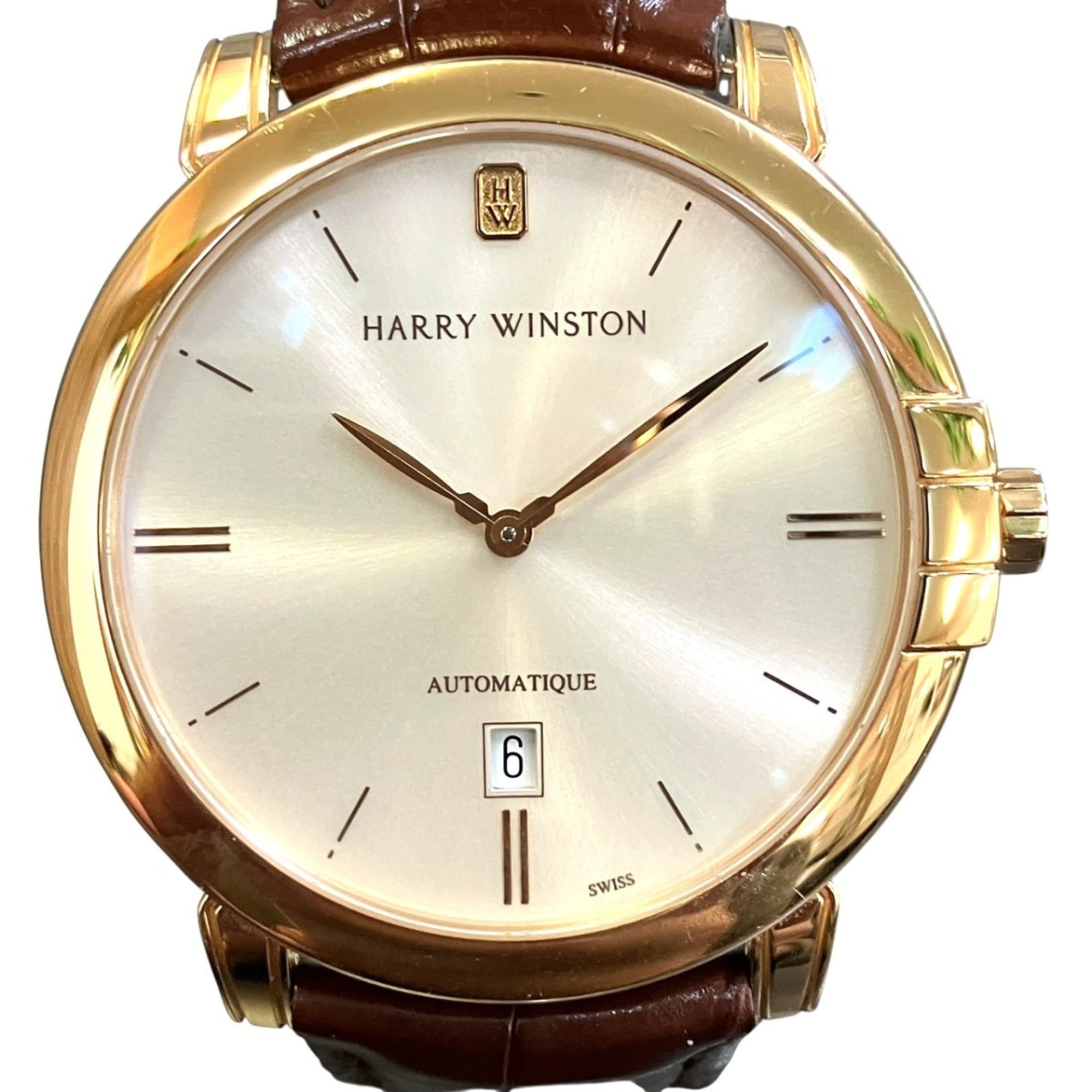 Harry Winston Midnight Date 450MA42RL.W1 051325 Silver Dial 42mm Watch