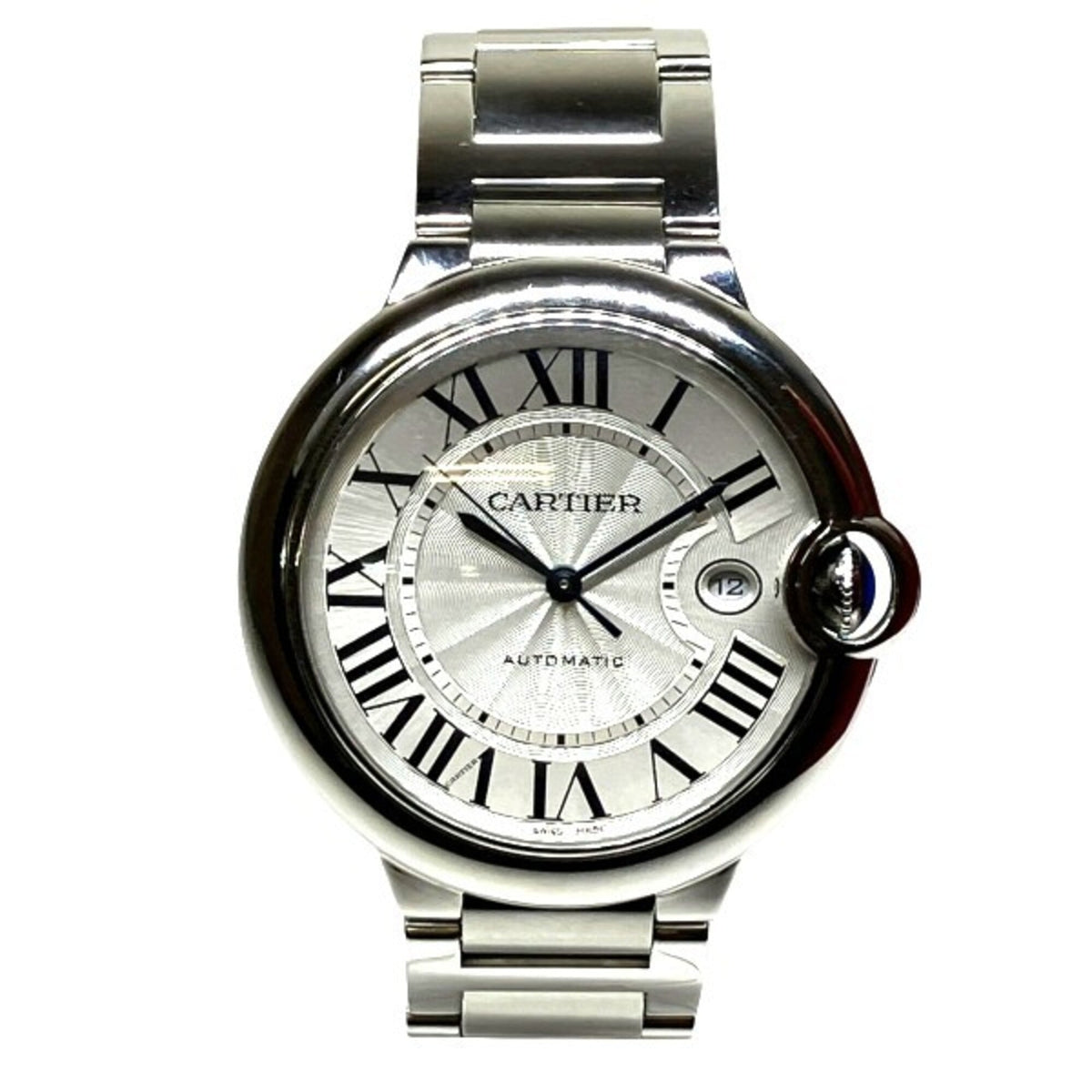 Cartier Ballon Bleu de WSBB0049 horloge met zilveren wijzerplaat, 42 mm