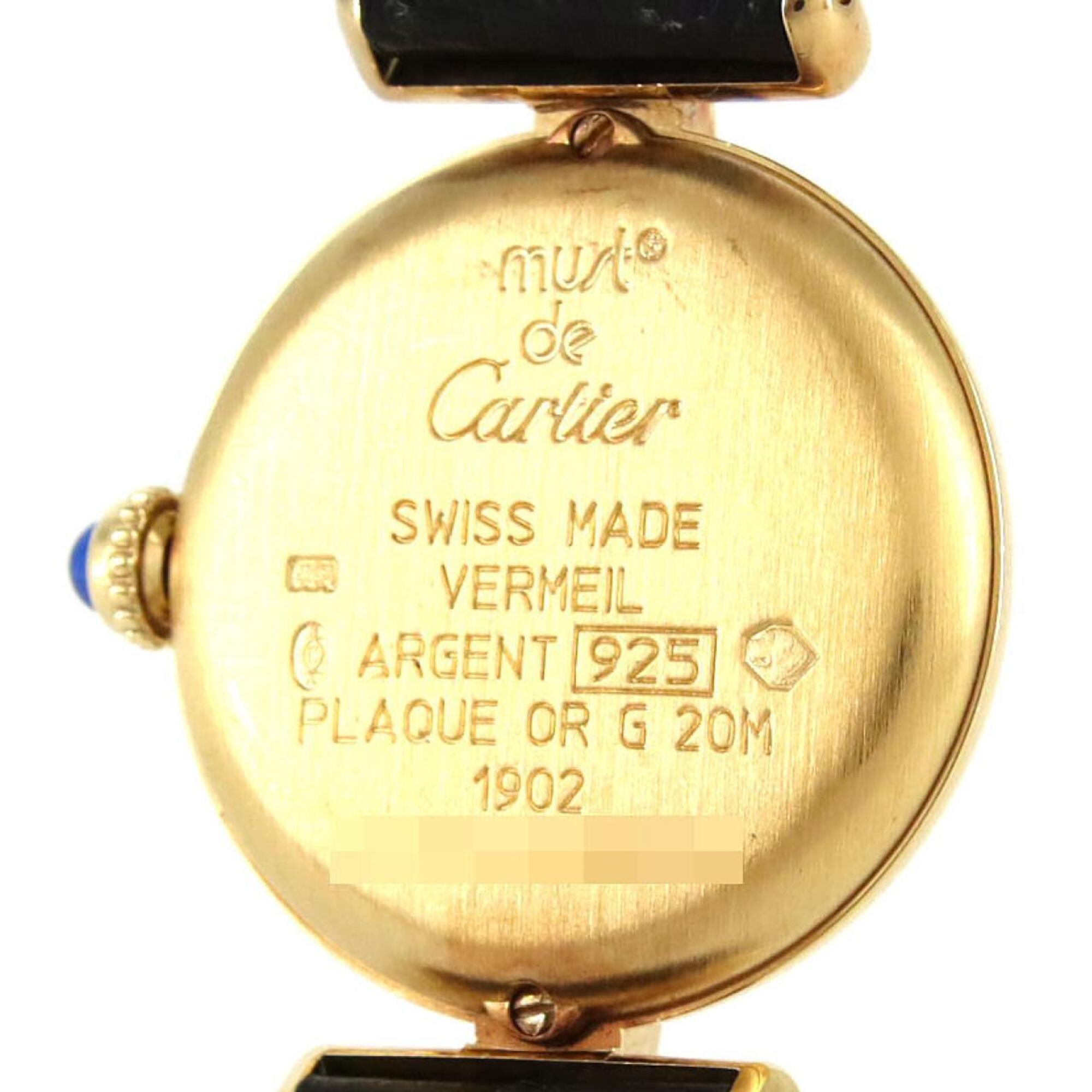 Cartier Must W1006654 White Dial 24mm Watch