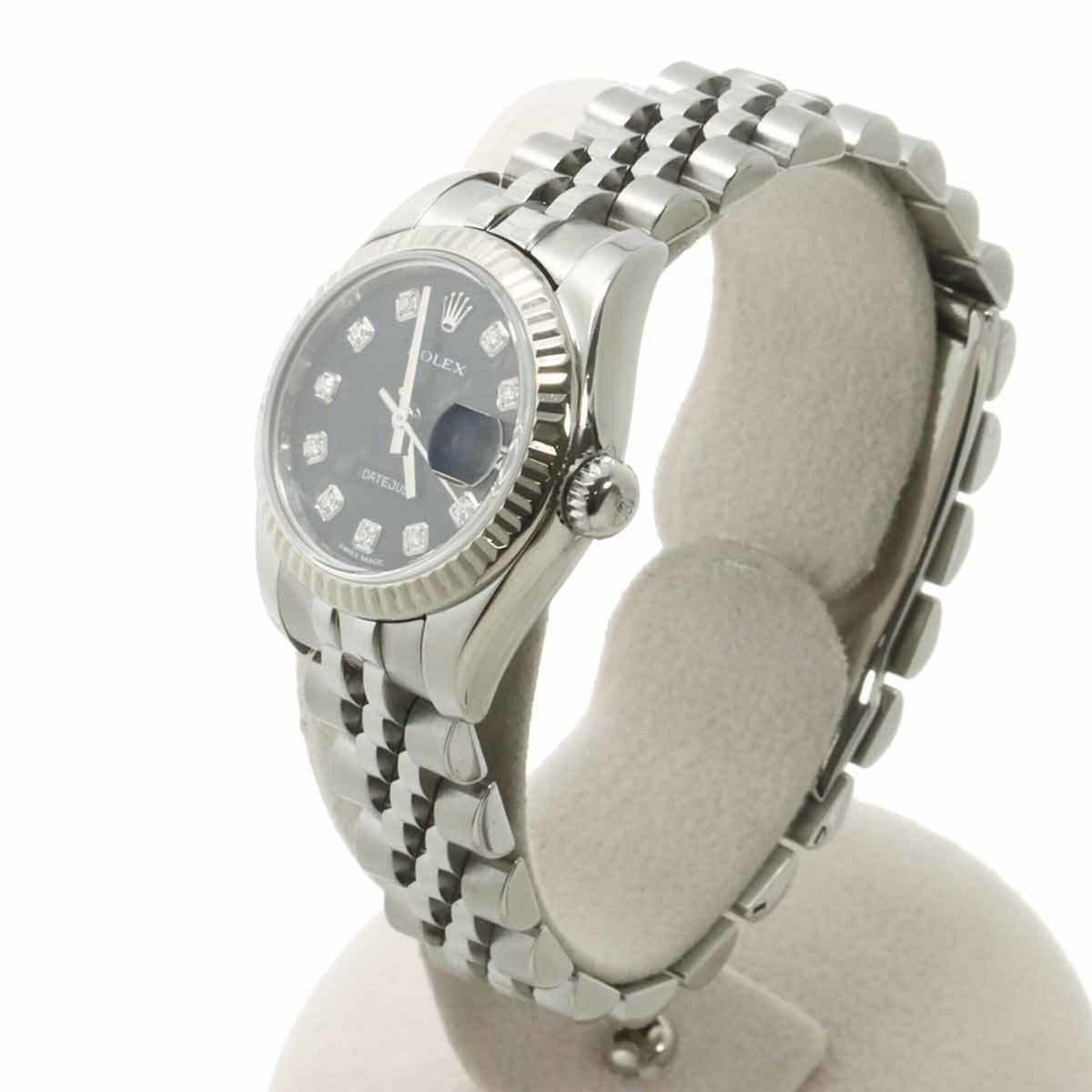 Rolex Datejust 179174G Black Dial 26mm Watch