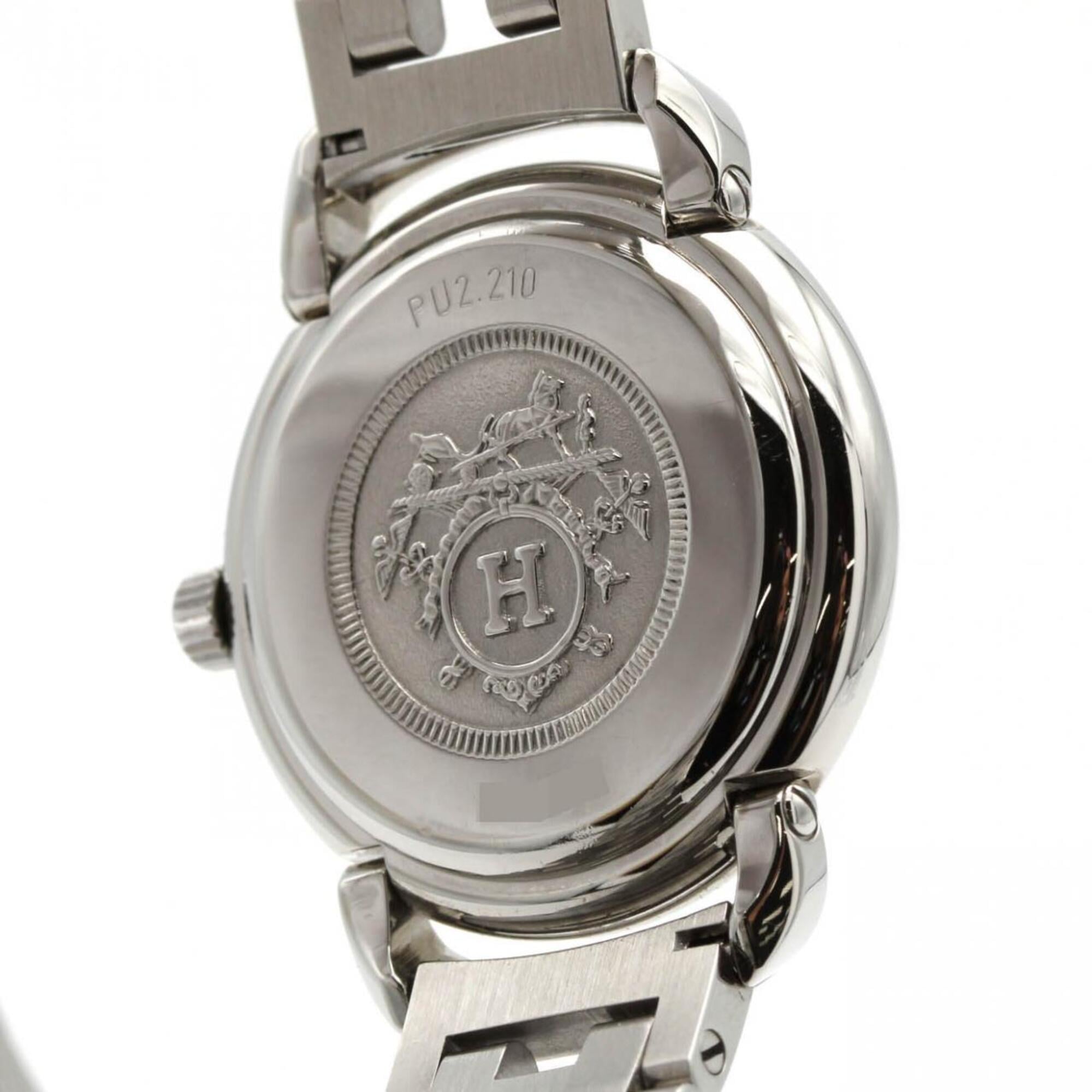Montre Hermès Pullman PU2.210 Blanc avec cadran de 25 mm