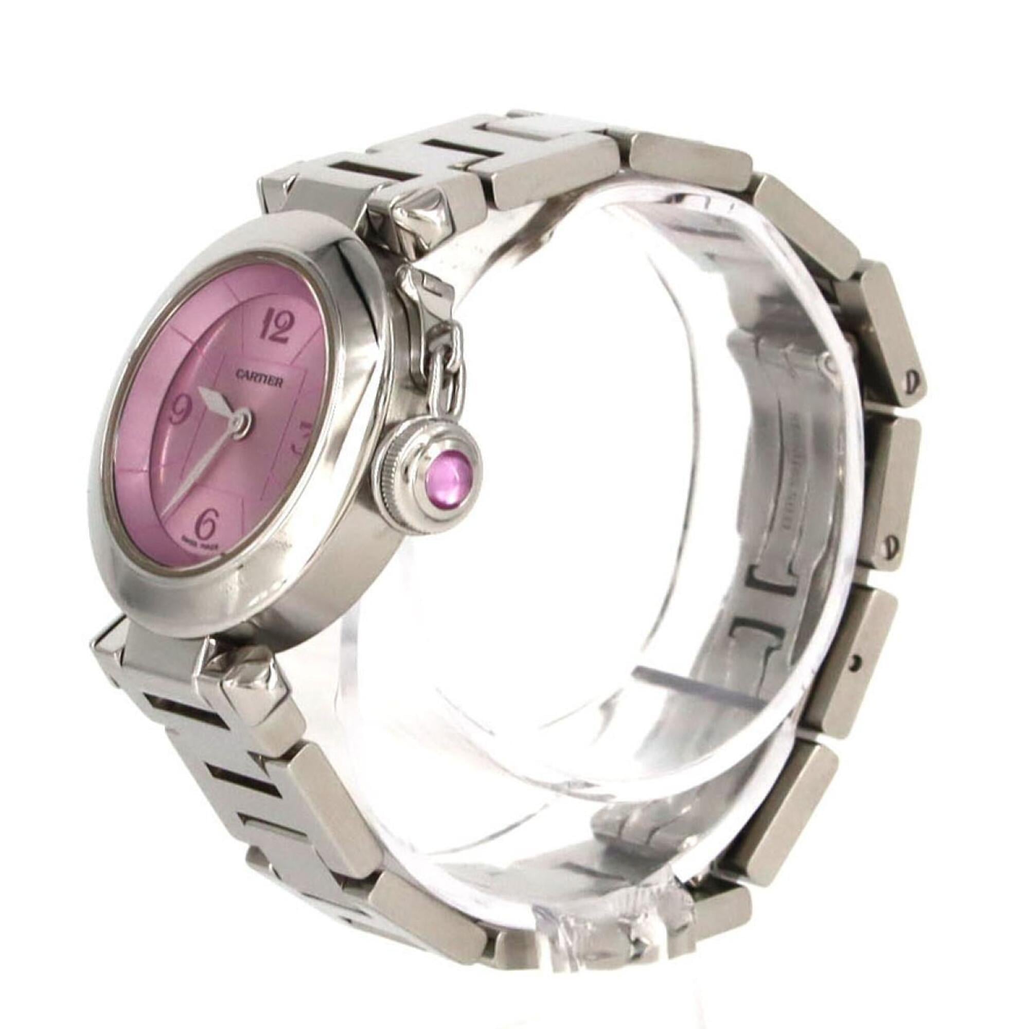 Cartier Miss Pasha W3140023 Purple Dial 27mm Watch