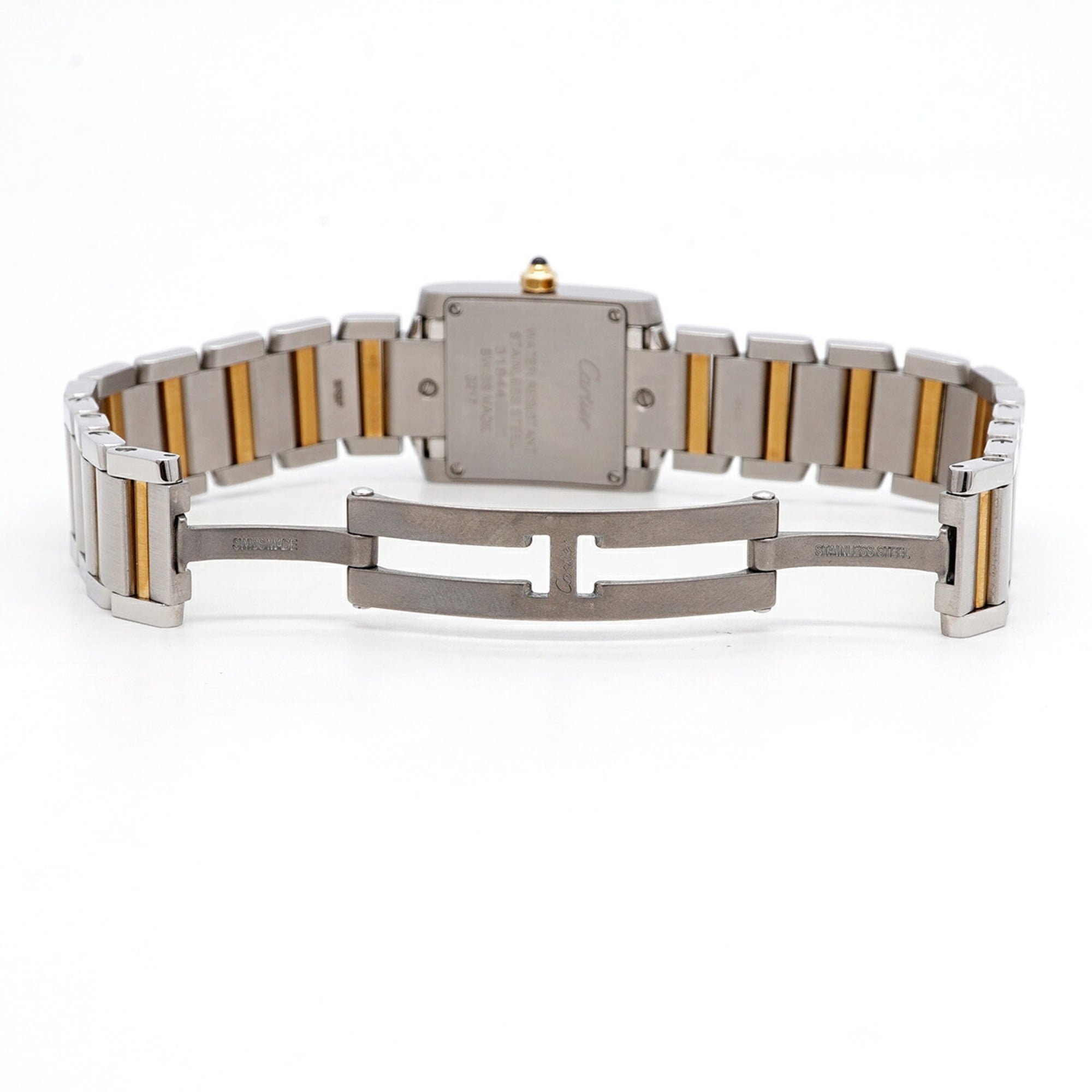 Cartier Tank Française SM W51007Q4 Ivory Dial 20mm Watch