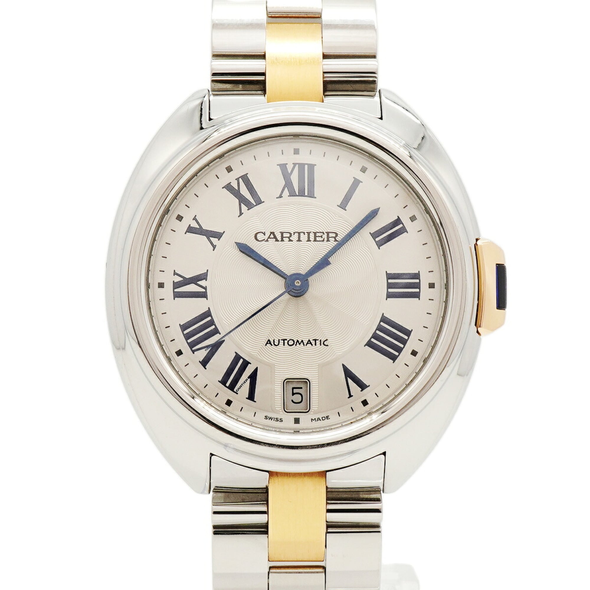 Montre Cartier Clé de W2CL0003, cadran argenté, 35 mm