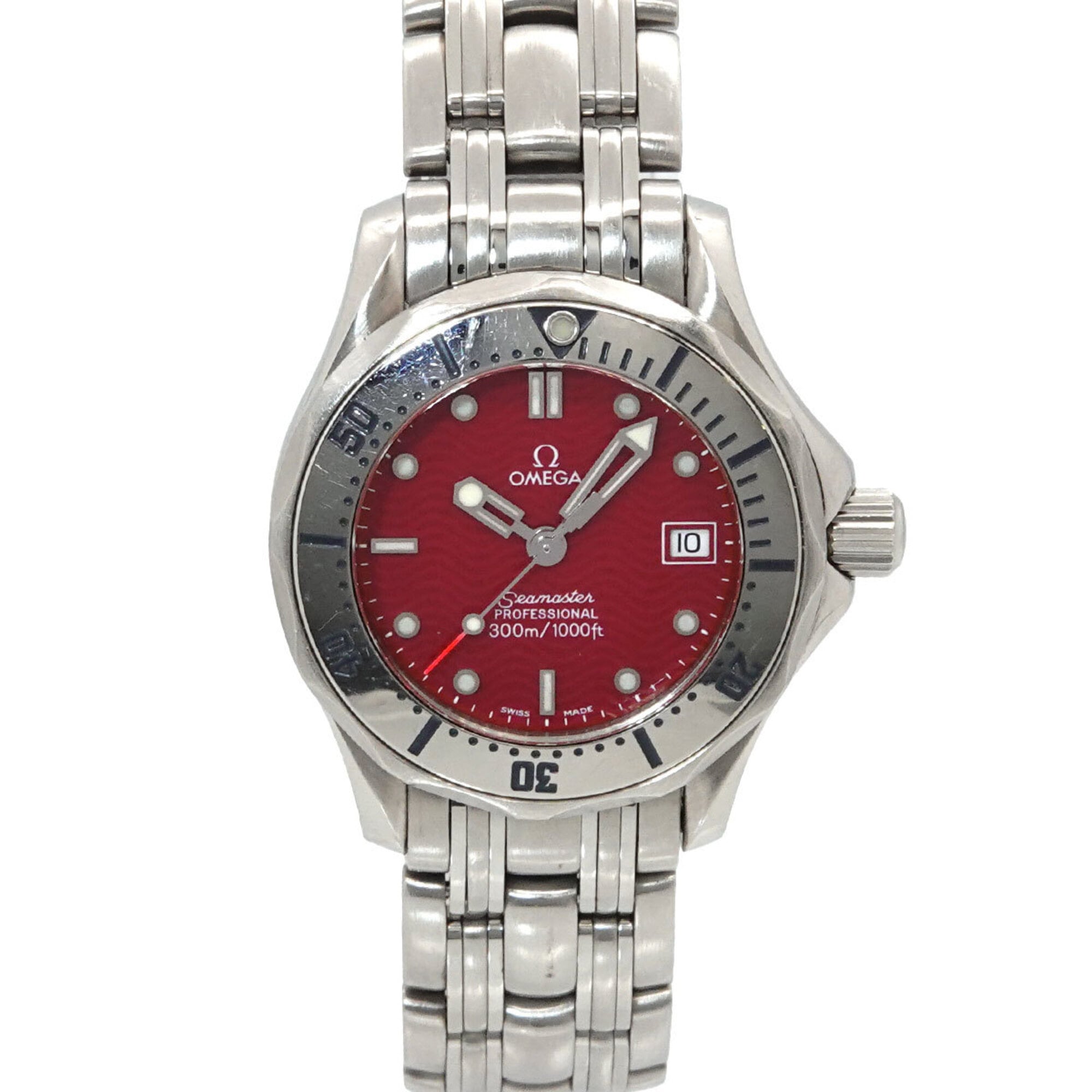 Omega Seamaster 2582 61 Red Dial 28mm Watch