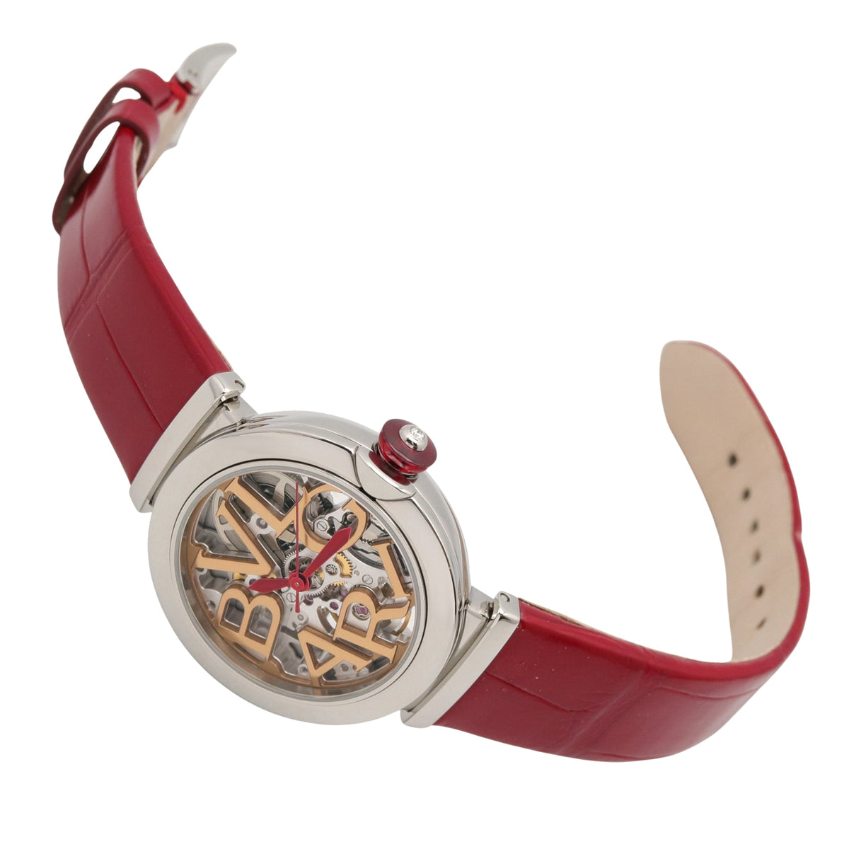 Bvlgari Bulgari Lucea Skeleton LU33S Gold, Silber Zifferblatt 33 mm Uhr