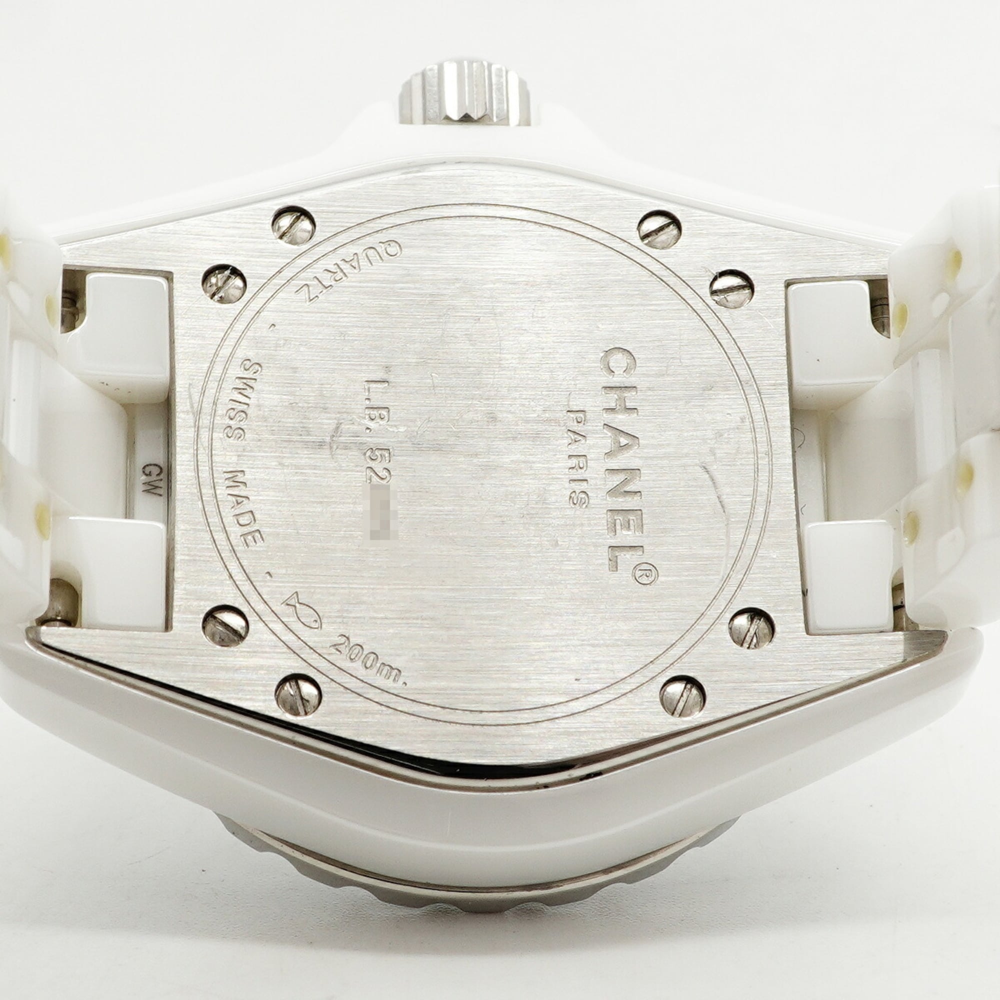 Chanel J12 H0968 White Dial 33mm Watch