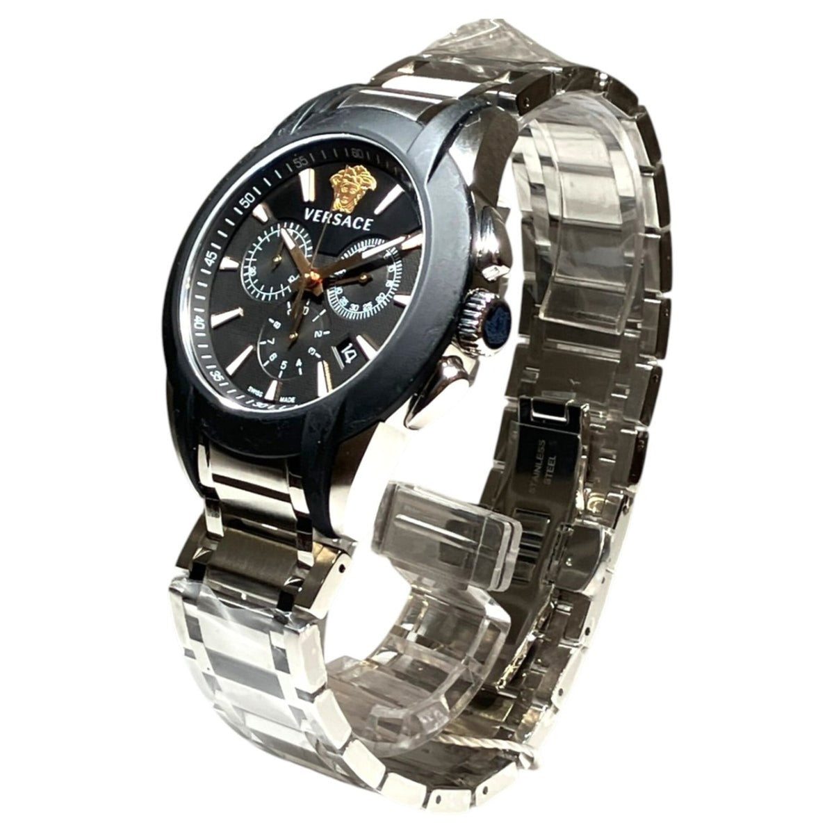 Montre Versace Character Chrono VEM800218 Noir cadran 42 mm