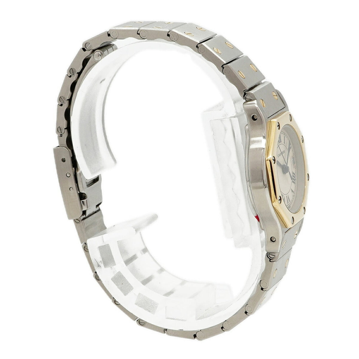 Cartier Santos Octagon SM W2001683 Beige Dial 24mm Watch