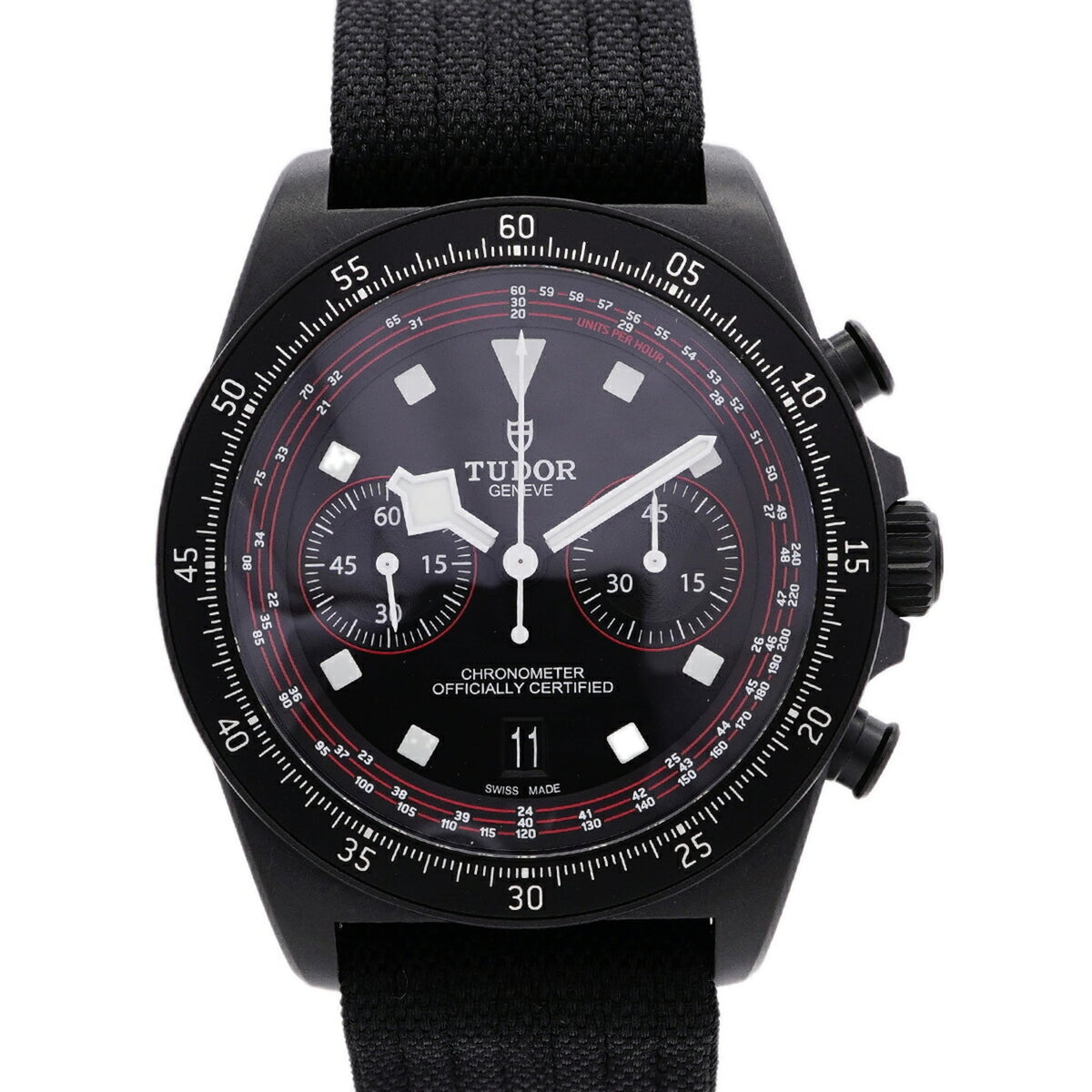 Tudor Pelagos FXD Chrono 25827KN Black Dial 42mm Watch