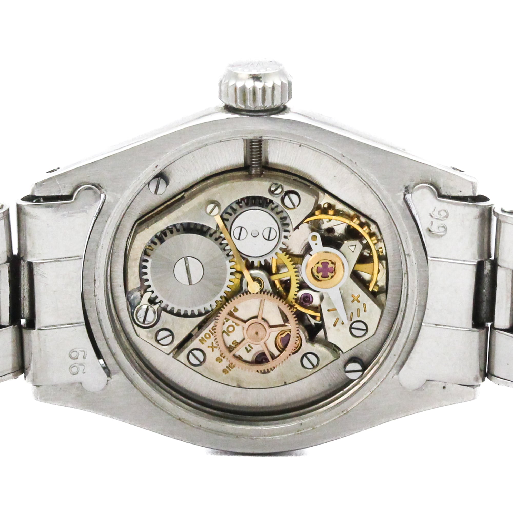 Rolex Oyster 6411 Silver Dial Stainless steel 25mm Watch