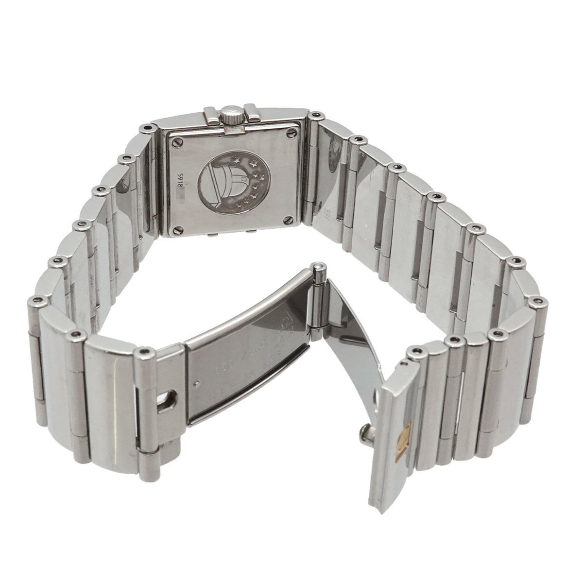 Omega Constellation Carre Quadra 1528 36 Silber Zifferblatt 21 mm Uhr