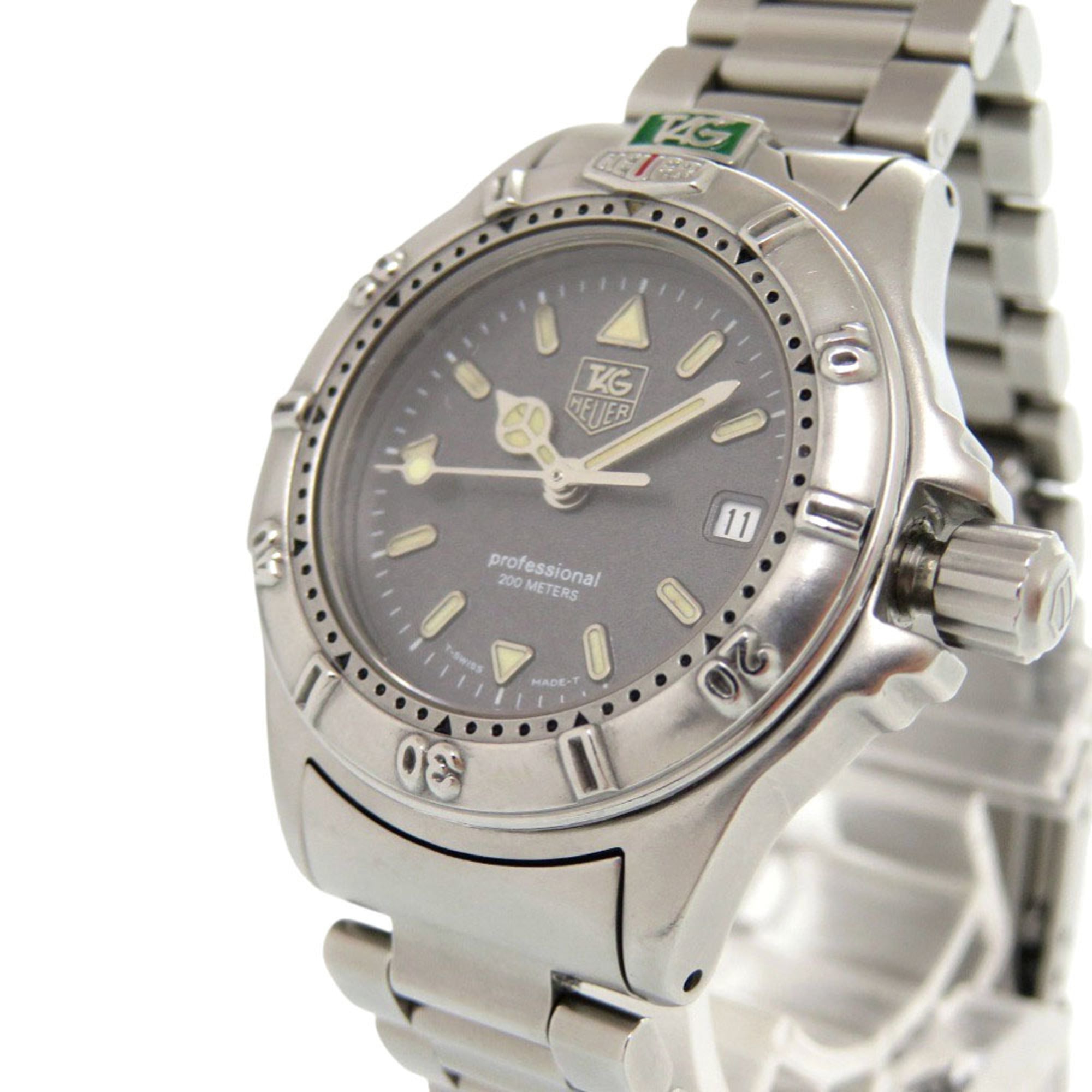 TAG Heuer Professional 200 m WF1411-0 Edelstahl-Quarzuhr Grau 0555TAG HEUER