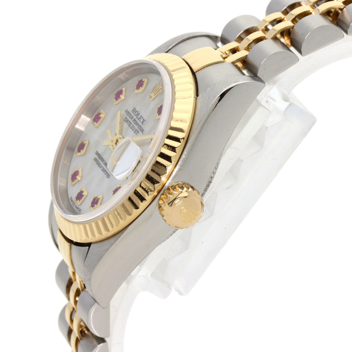 Rolex Datejust White shell Dial 26mm Watch