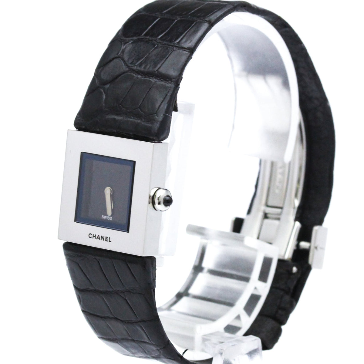 Chanel Matelasse H0116 Black Dial 19mm Watch