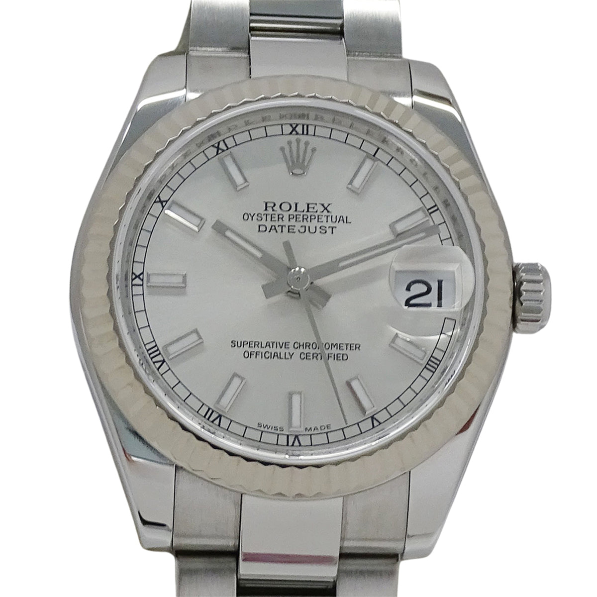 Rolex Datejust 178274 Z Silver Dial 31mm Watch