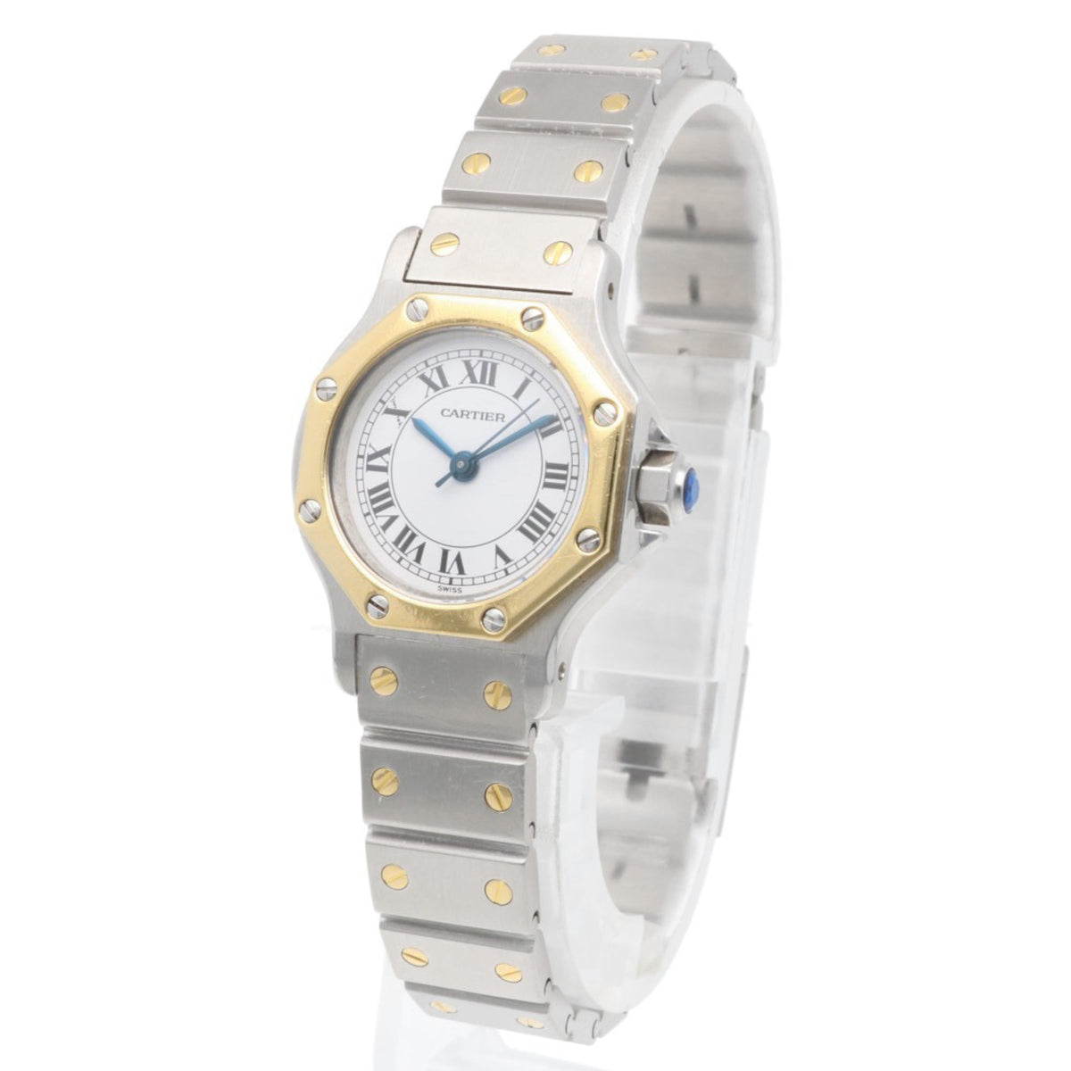 Cartier Santos Octagon 0907 Dial 24mm Watch