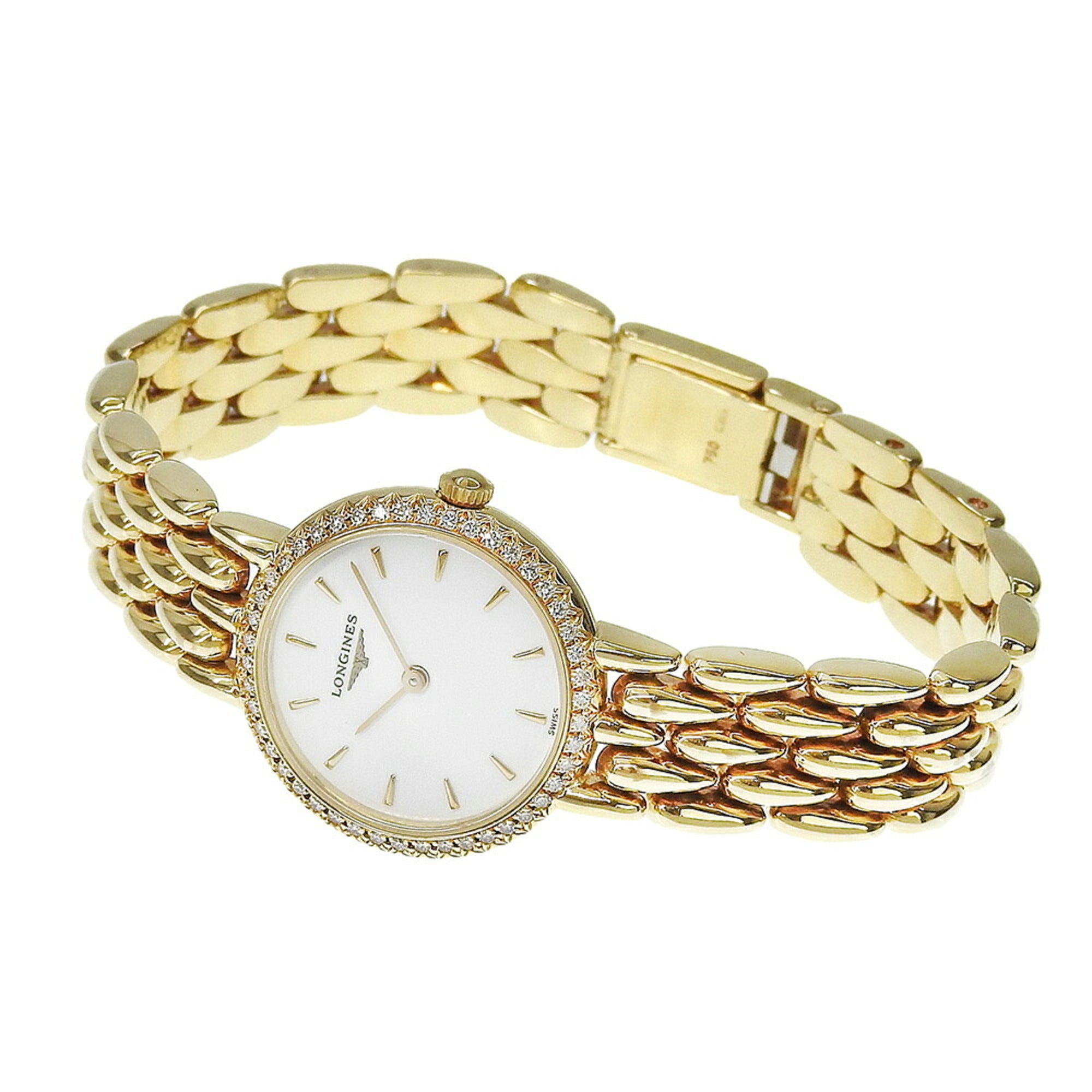 Montre Longines L7 L7 373 3 Blanc, cadran de 23 mm