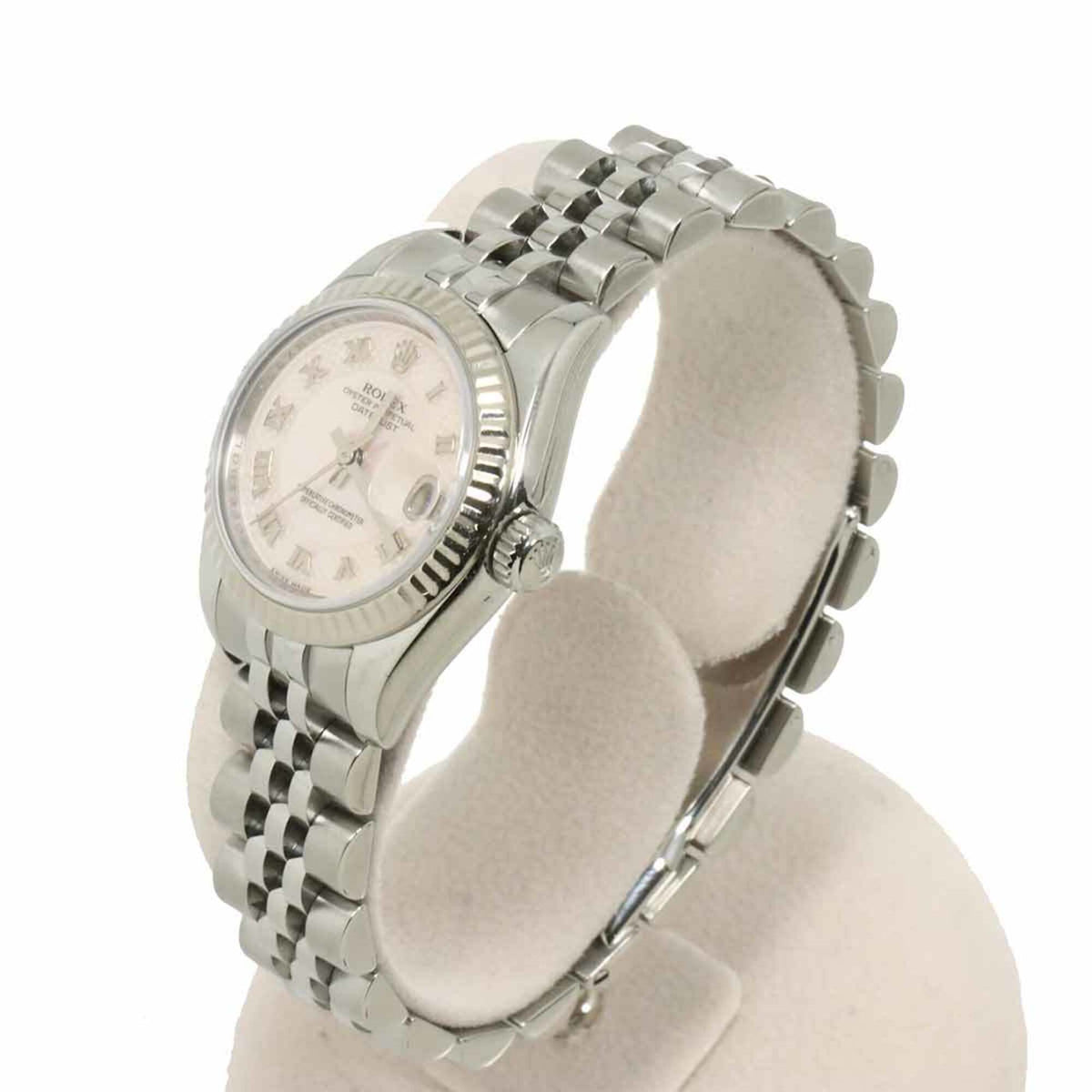 Rolex Datejust 179174NRD Horloge met roze wijzerplaat, 26 mm