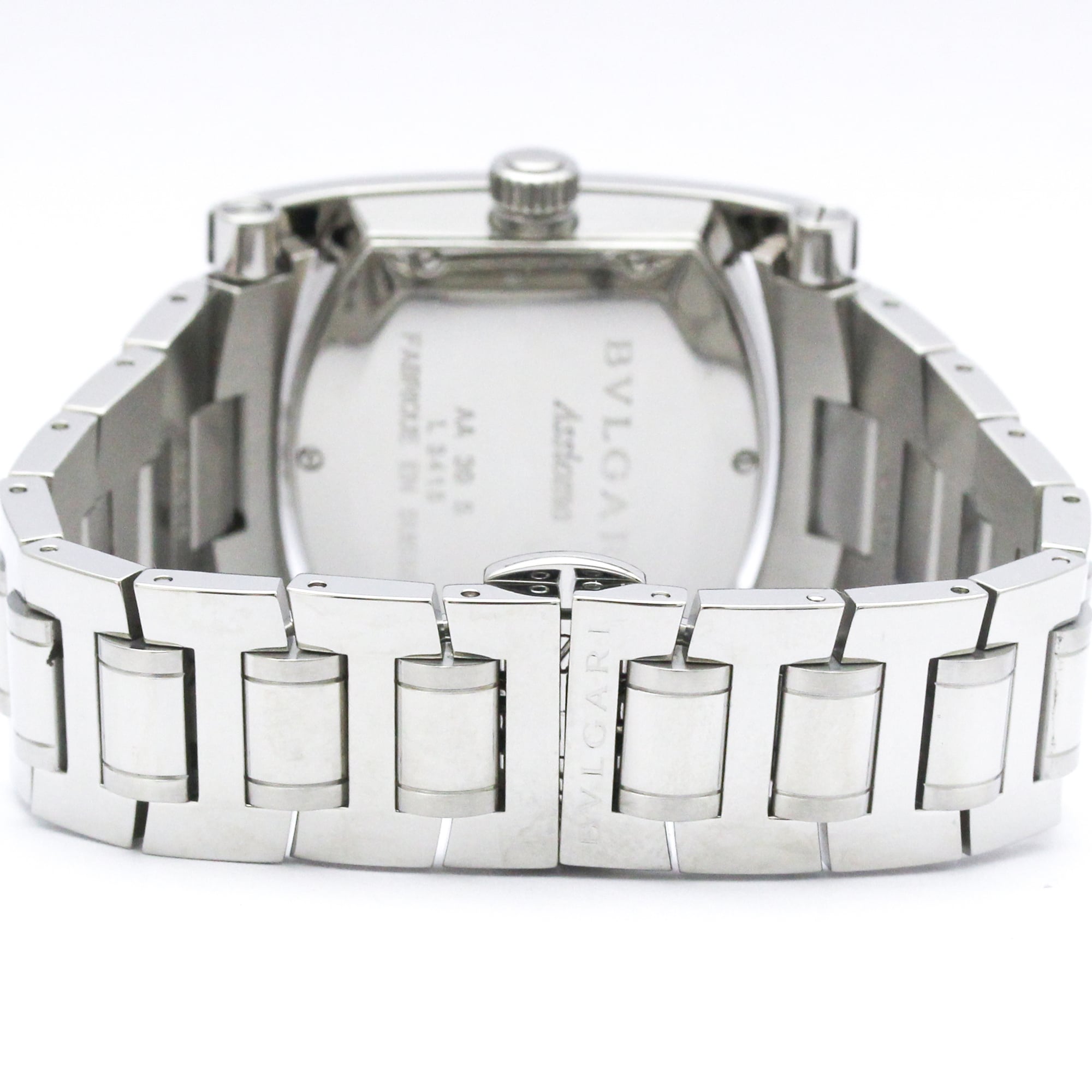 BVLGARI Assioma roestvrijstalen quartz unisex-horloge AA39S